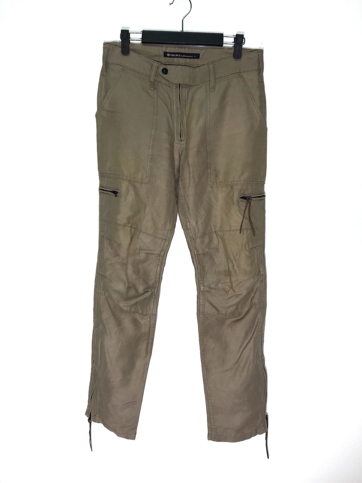 If Six Was Nine × Japanese Brand Disciple Motorcyclist 5 Side Zipper Pocket Pant Size US 31 - 1 Thumbnail