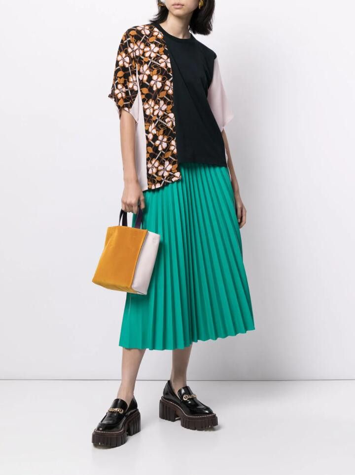 Marni BNWT AW21 MARNI PANELLED FLORAL PRINT TSHIRT 42 Size US M / EU 48-50 / 2 - 13 Thumbnail