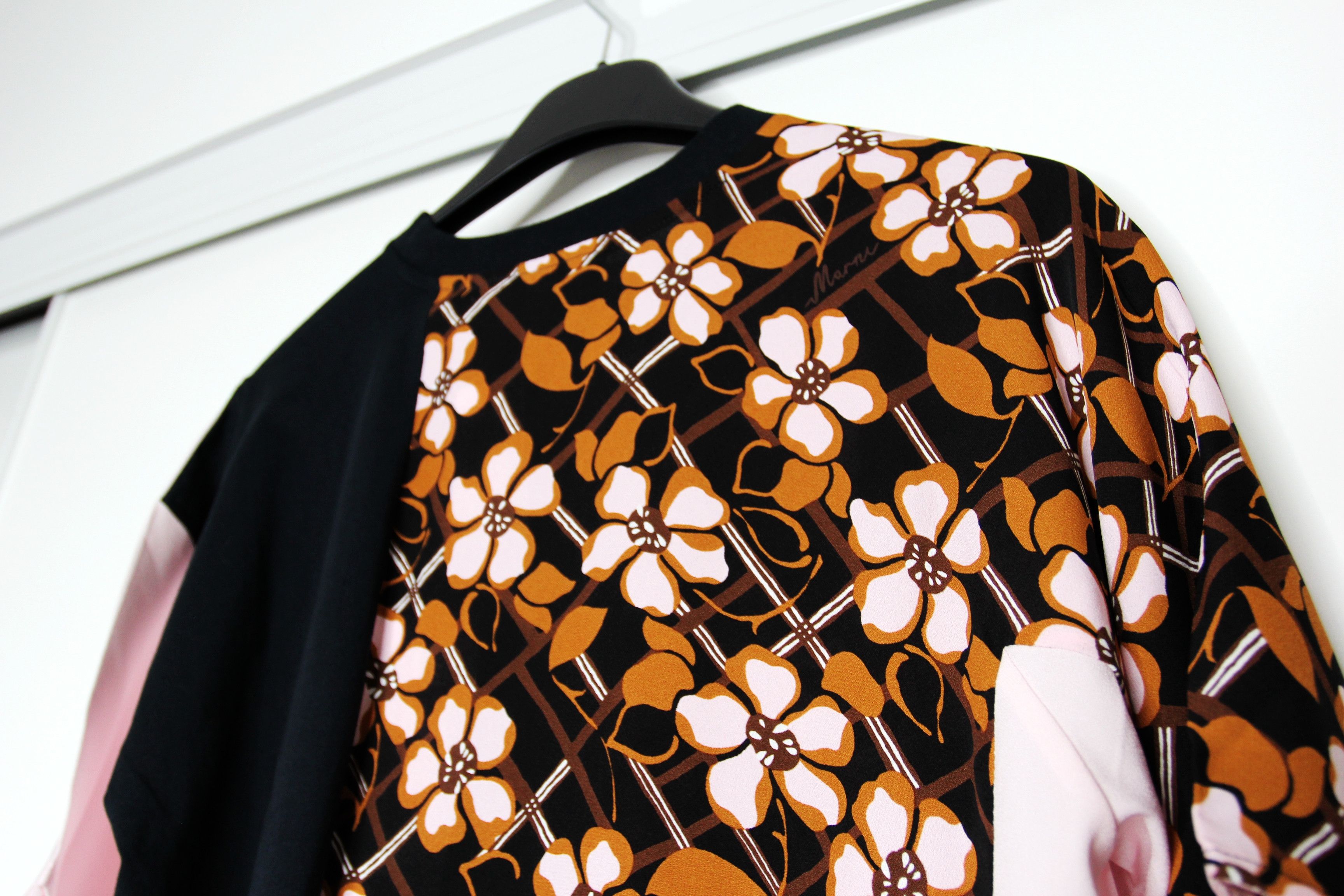 Marni BNWT AW21 MARNI PANELLED FLORAL PRINT TSHIRT 42 Size US M / EU 48-50 / 2 - 7 Thumbnail