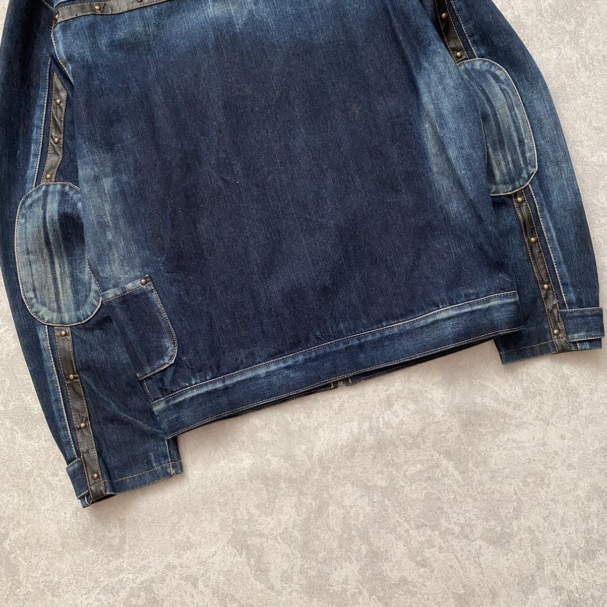 Japanese Brand Vintage Archival Distressed Denim Jacket Size US L / EU 52-54 / 3 - 9 Thumbnail