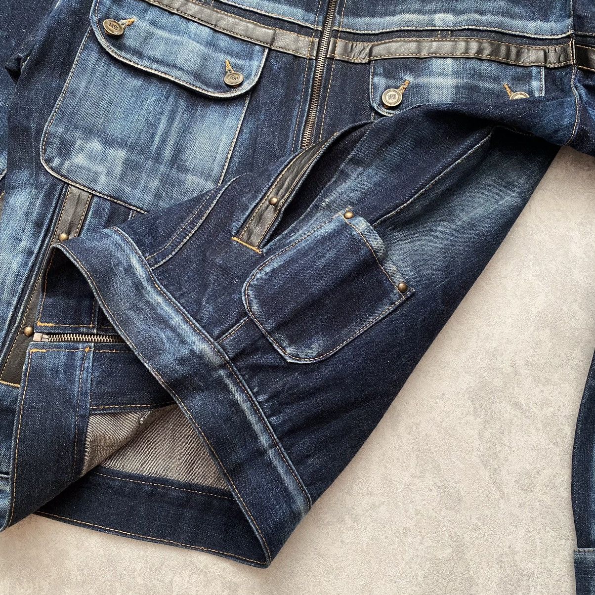 Japanese Brand Vintage Archival Distressed Denim Jacket Size US L / EU 52-54 / 3 - 6 Thumbnail