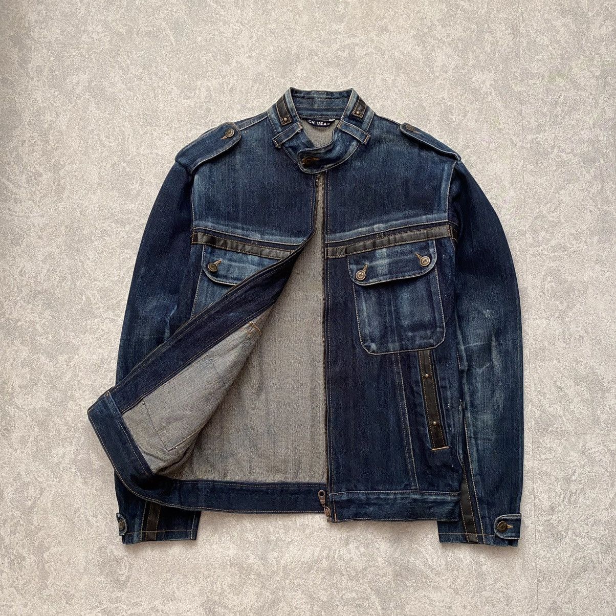 Japanese Brand Vintage Archival Distressed Denim Jacket Size US L / EU 52-54 / 3 - 5 Thumbnail