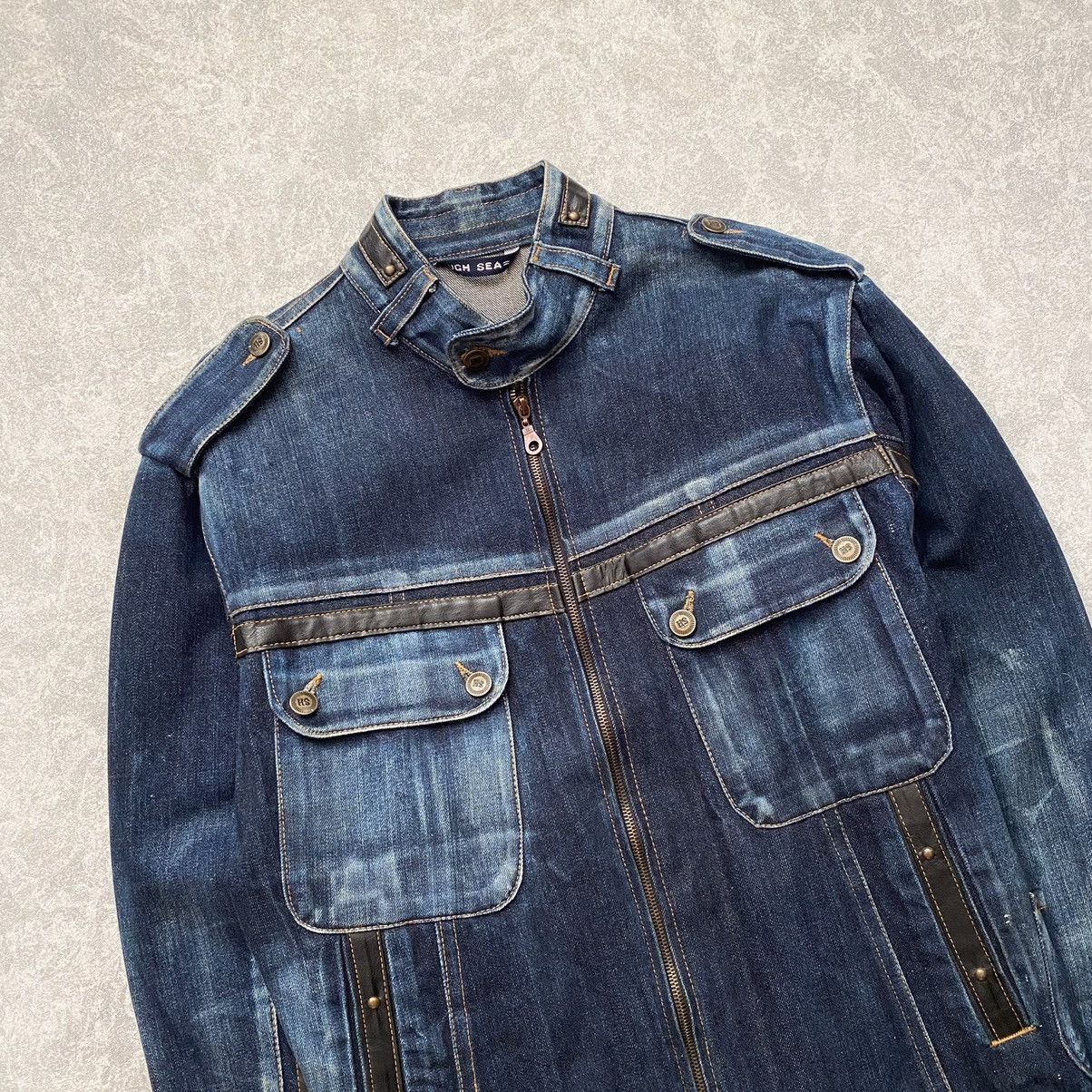 Japanese Brand Vintage Archival Distressed Denim Jacket Size US L / EU 52-54 / 3 - 2 Thumbnail