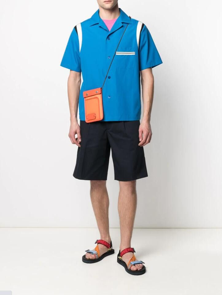 Marni BNWT SS21 MARNI LOGO PRINT LACE TIED WAIST SHORTS 50 Size US 34 / EU 50 - 14 Thumbnail