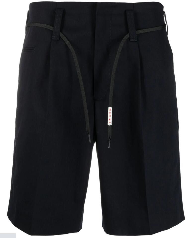 Marni BNWT SS21 MARNI LOGO PRINT LACE TIED WAIST SHORTS 50 Size US 34 / EU 50 - 11 Thumbnail
