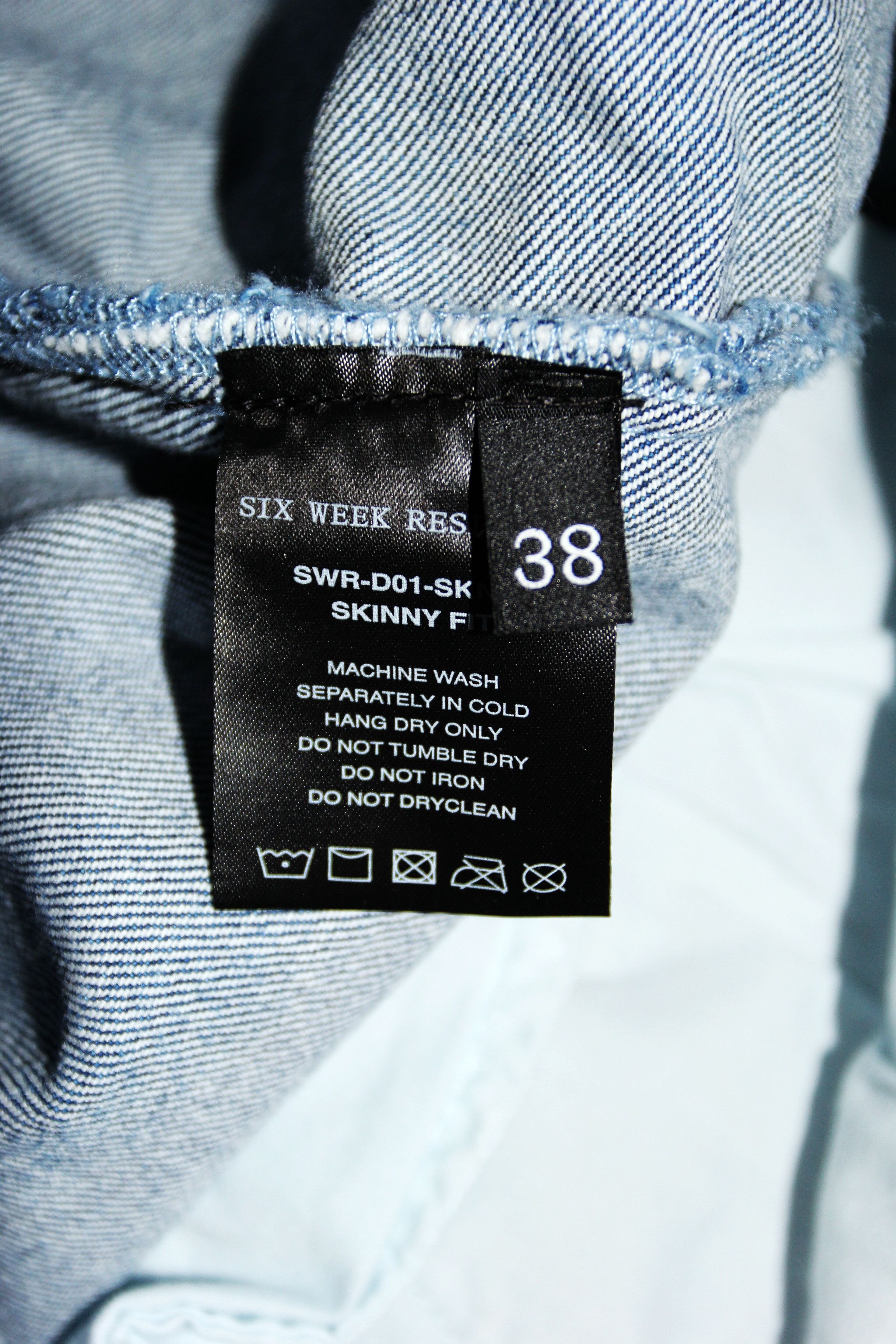 Other BNWT AW20 SIX WEEK RESIDENCY DIRTY SKINNY DENIM 38 Size US 38 / EU 54 - 13 Thumbnail