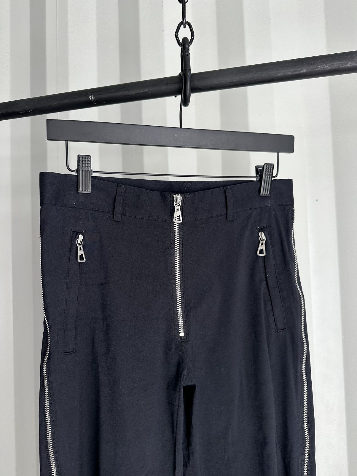 Jean Paul Gaultier Side Zip Wide Leg Trousers Size US 32 / EU 48 - 2 Thumbnail