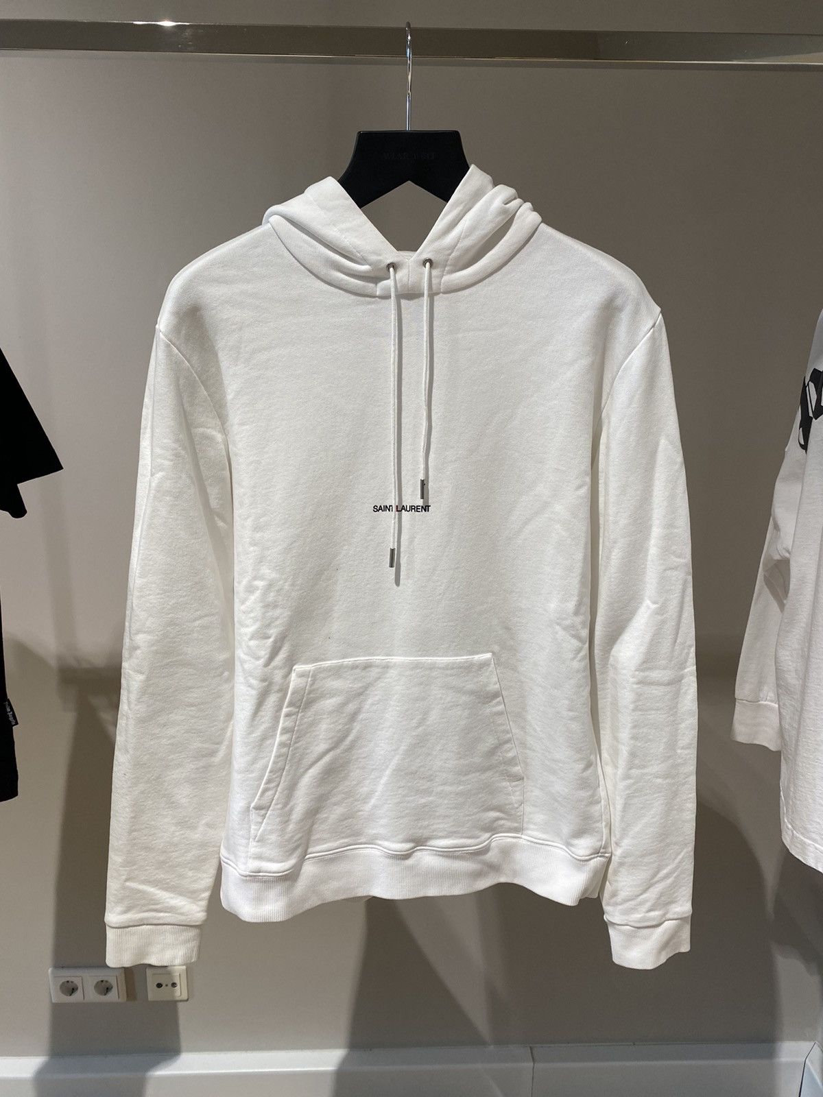 Saint Laurent Paris BNWT Saint Laurent Logo Hoodie Size US XL / EU 56 / 4 - 1 Thumbnail