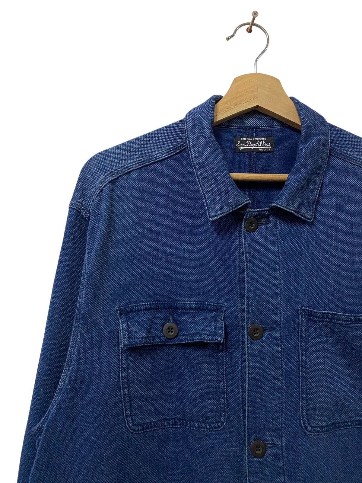 Indigo Vtg Sun Dog Wear Chore Jacket Baja Indigo Dye Size US L / EU 52-54 / 3 - 7 Thumbnail