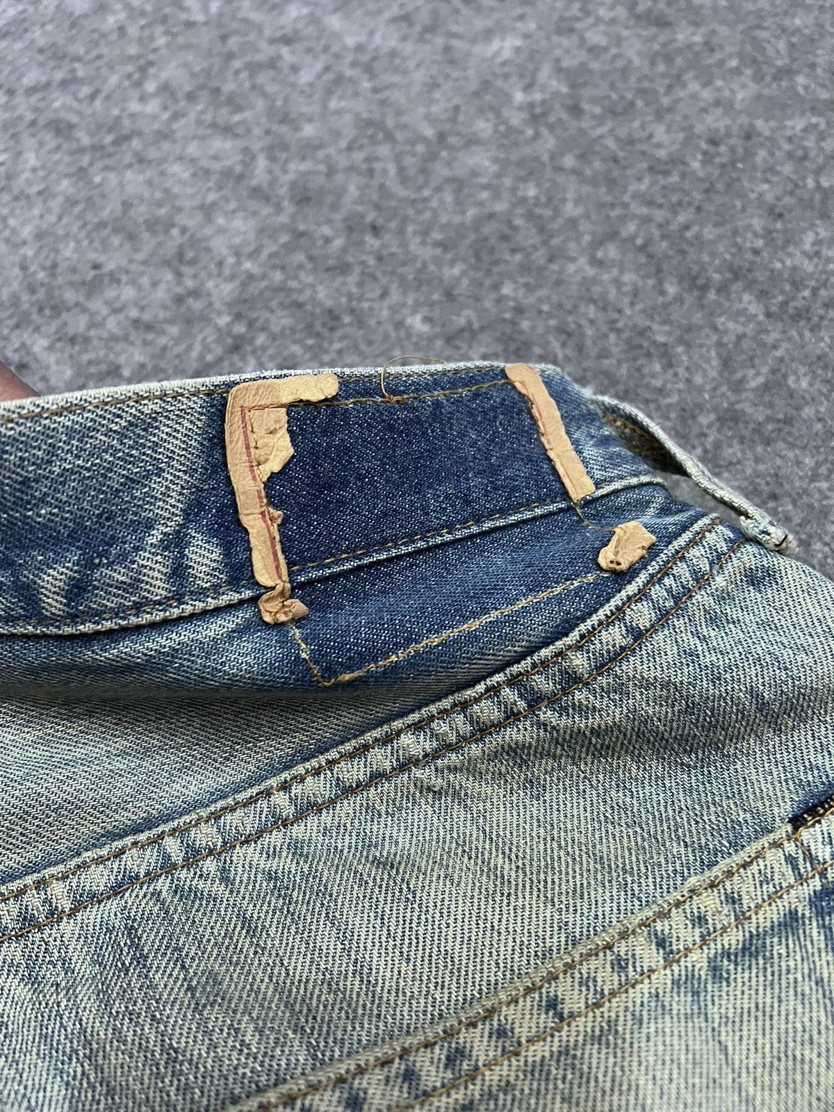 Levi's Vintage Clothing × Seditionaries THRASHED VINTAGE 501 SALVAGE KURT KOBAIN DENIM PANT Size US 38 / EU 54 - 5 Thumbnail