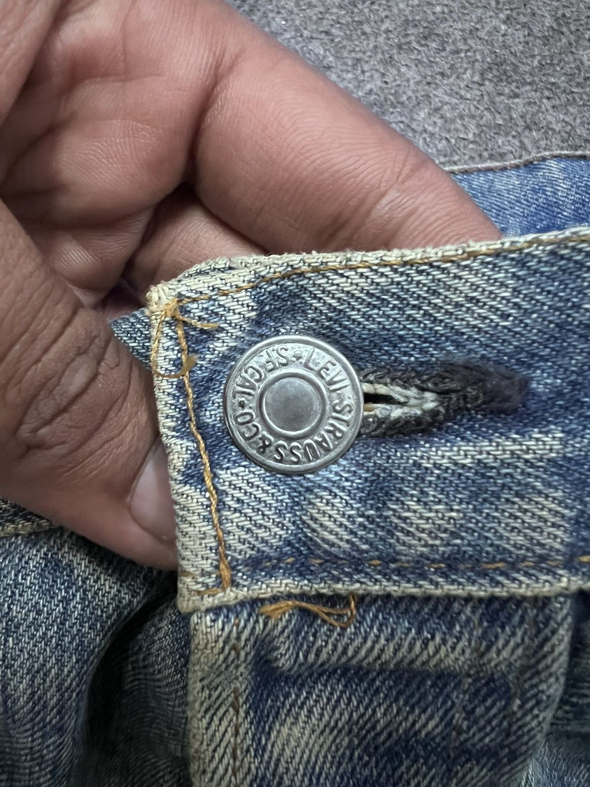 Levi's Vintage Clothing × Seditionaries THRASHED VINTAGE 501 SALVAGE KURT KOBAIN DENIM PANT Size US 38 / EU 54 - 11 Thumbnail
