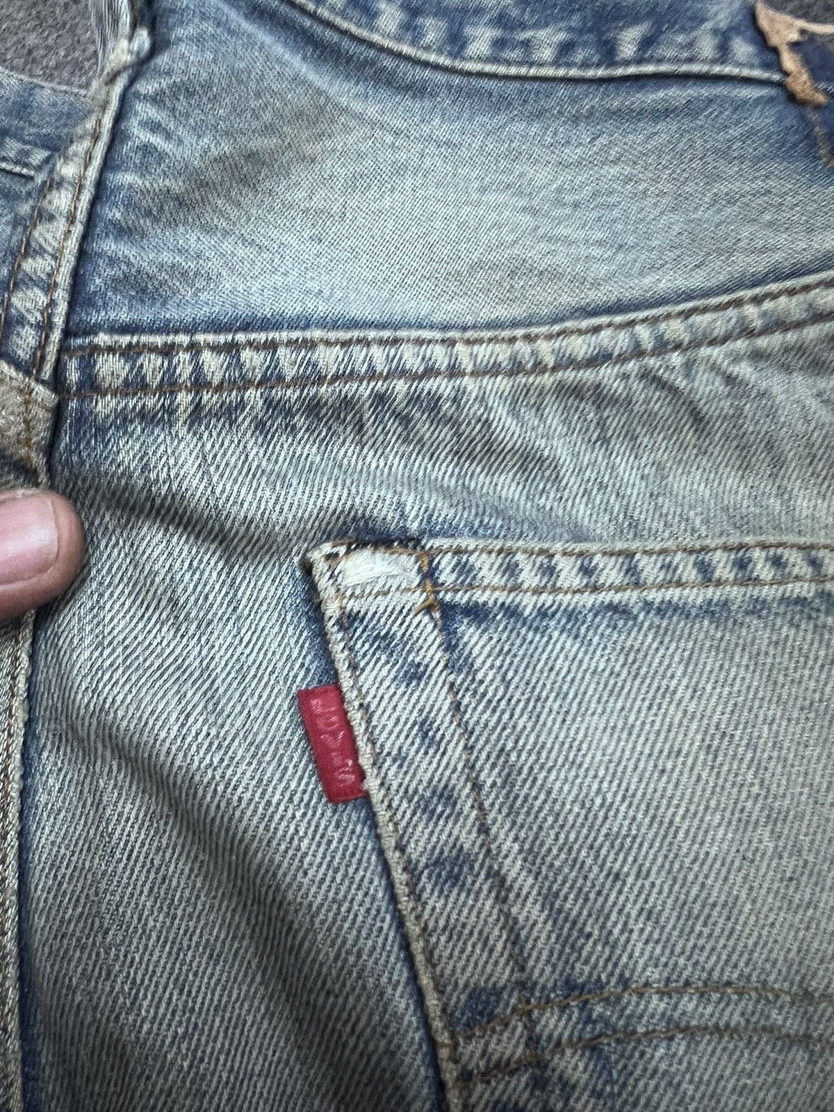 Levi's Vintage Clothing × Seditionaries THRASHED VINTAGE 501 SALVAGE KURT KOBAIN DENIM PANT Size US 38 / EU 54 - 6 Thumbnail
