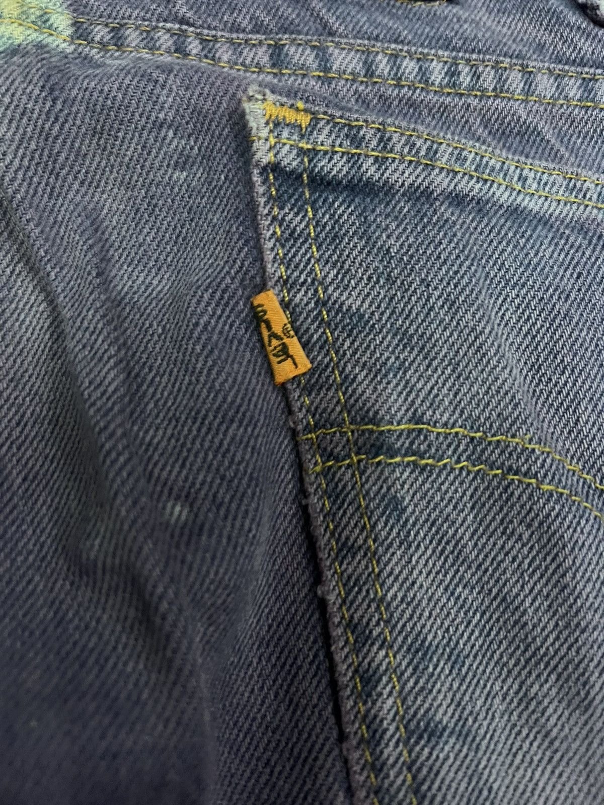 Japanese Brand × Levi's Made & Crafted HOT‼️VINTAGE LEVIS 505 SUN FADED PURPLE DENIM PANT Size US 33 - 7 Thumbnail
