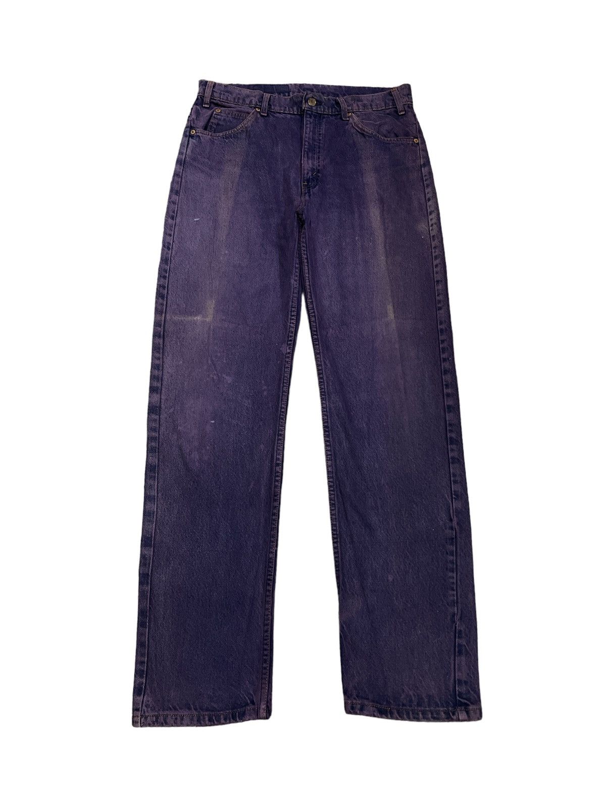 image of Avant Garde x Levis Made Crafted Hotvintage Levis 505 Sun Faded Purple Denim Pant, Men's (Size 33)