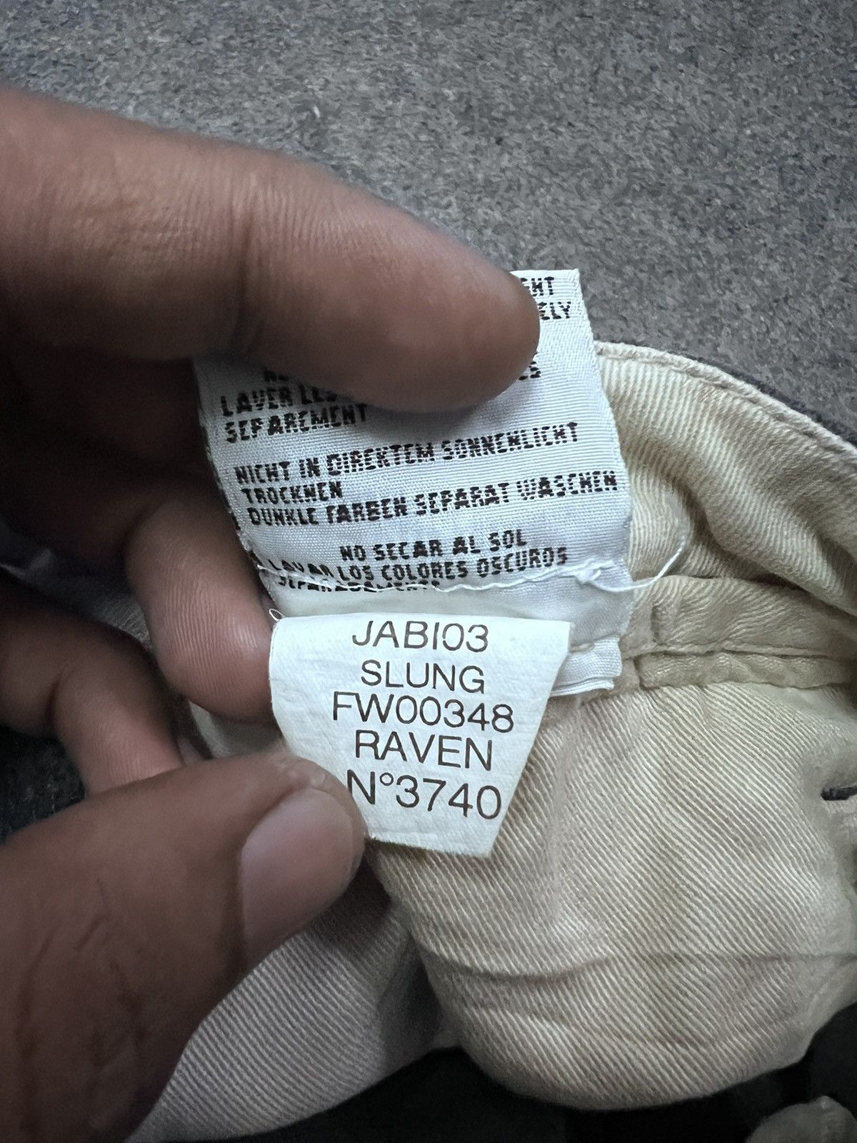 Japanese Brand BAGGY💥FULL CIRCLE GREY FADED COTTON PANT Size US 35 - 10 Thumbnail
