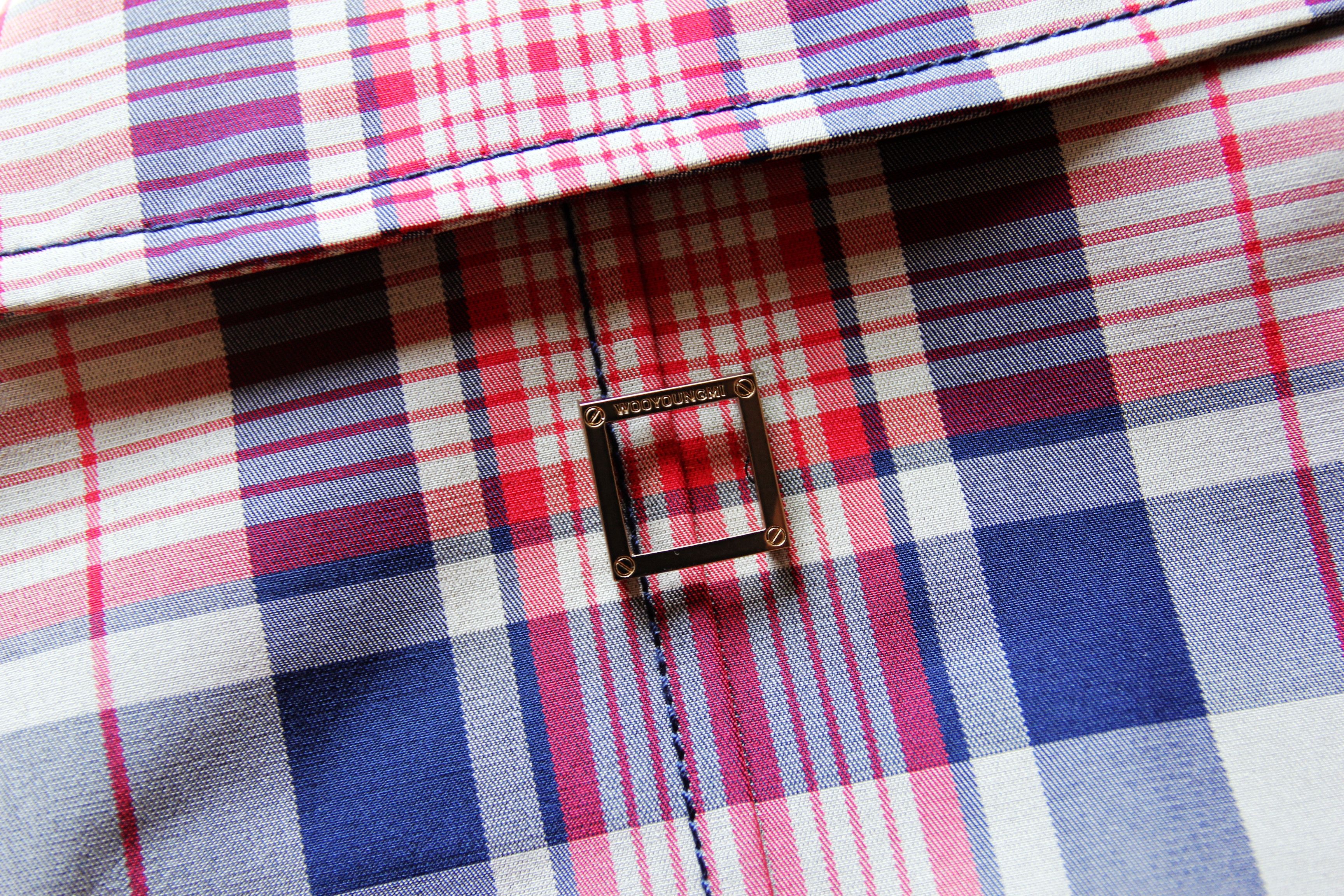 Wooyoungmi BNWT SS18 WOOYOUNGMI UTILITY POCKET CHECKED JACKET 50 Size US M / EU 48-50 / 2 - 13 Thumbnail