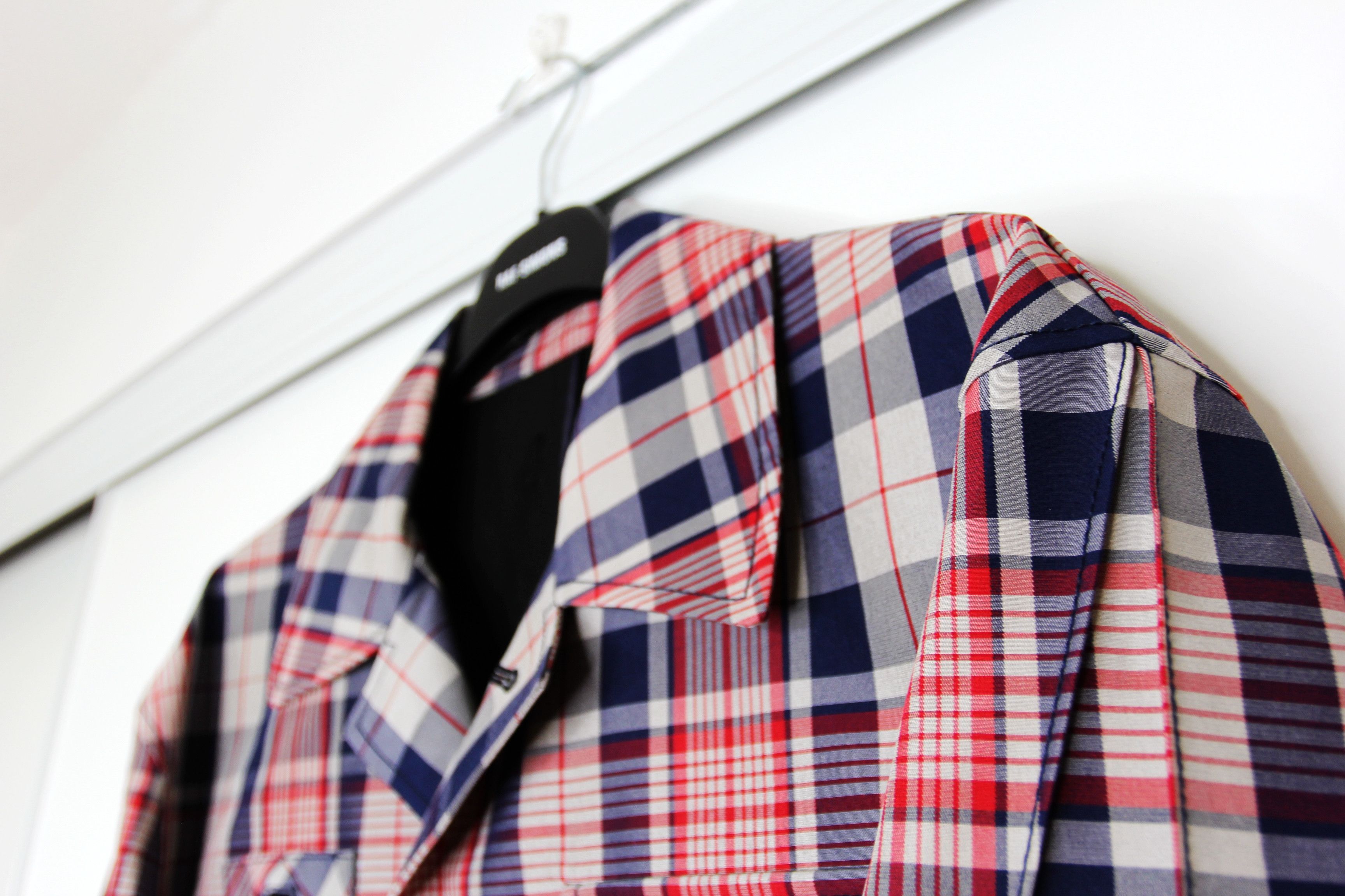 Wooyoungmi BNWT SS18 WOOYOUNGMI UTILITY POCKET CHECKED JACKET 50 Size US M / EU 48-50 / 2 - 4 Thumbnail