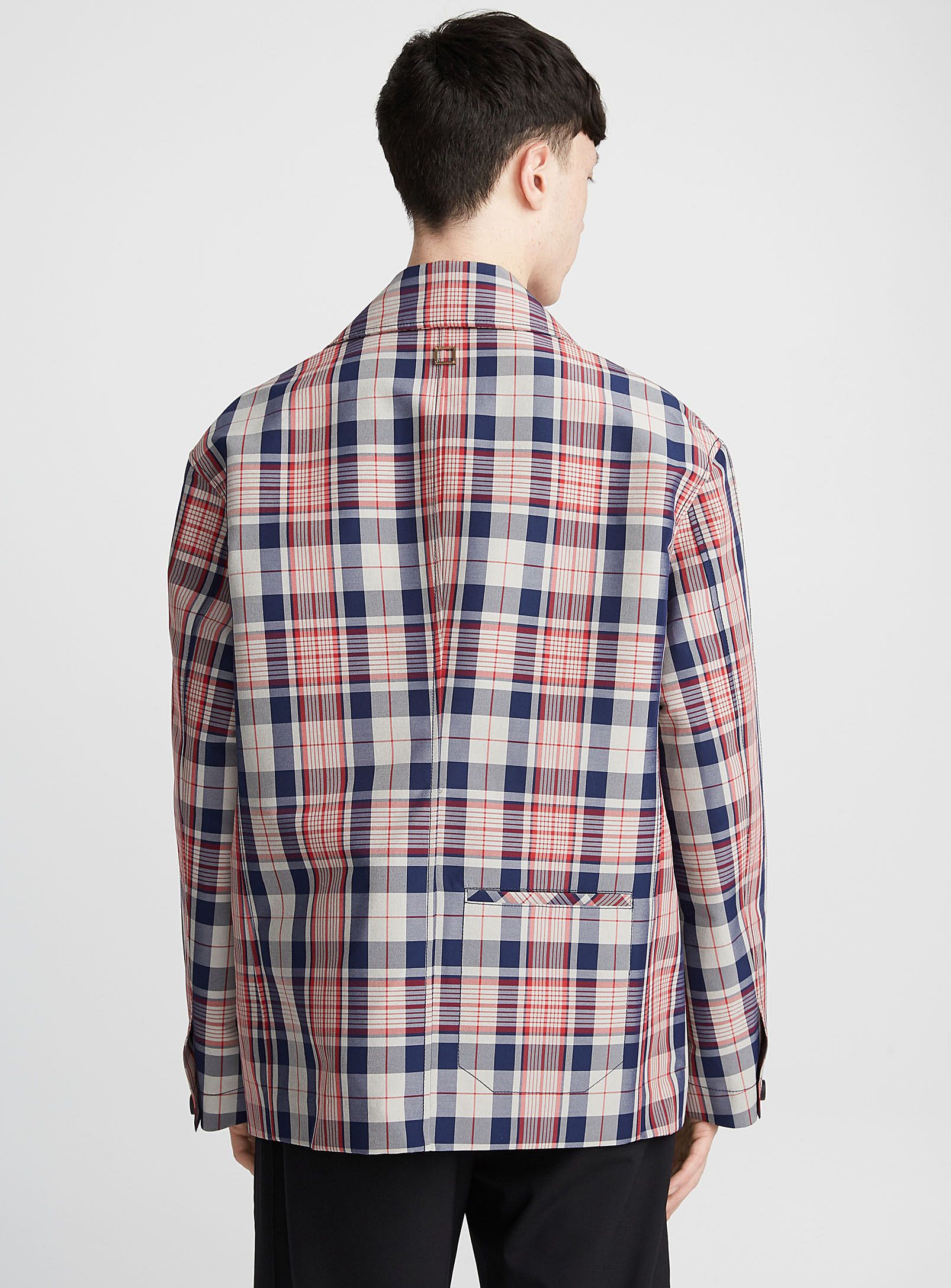Wooyoungmi BNWT SS18 WOOYOUNGMI UTILITY POCKET CHECKED JACKET 50 Size US M / EU 48-50 / 2 - 21 Thumbnail