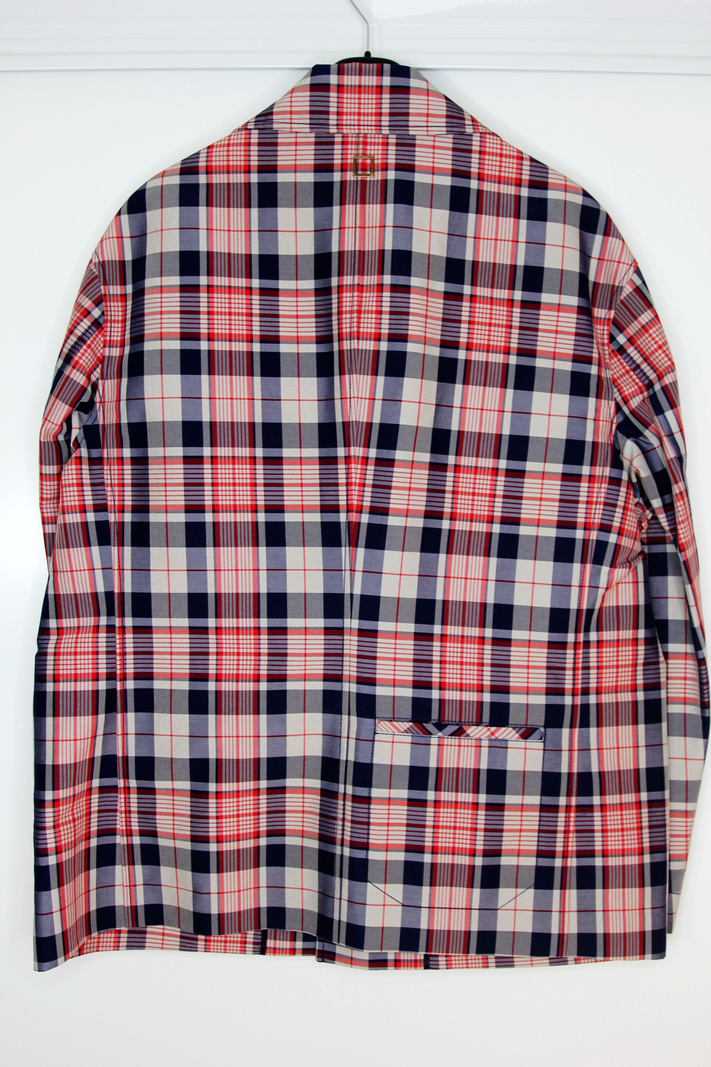 Wooyoungmi BNWT SS18 WOOYOUNGMI UTILITY POCKET CHECKED JACKET 50 Size US M / EU 48-50 / 2 - 3 Thumbnail