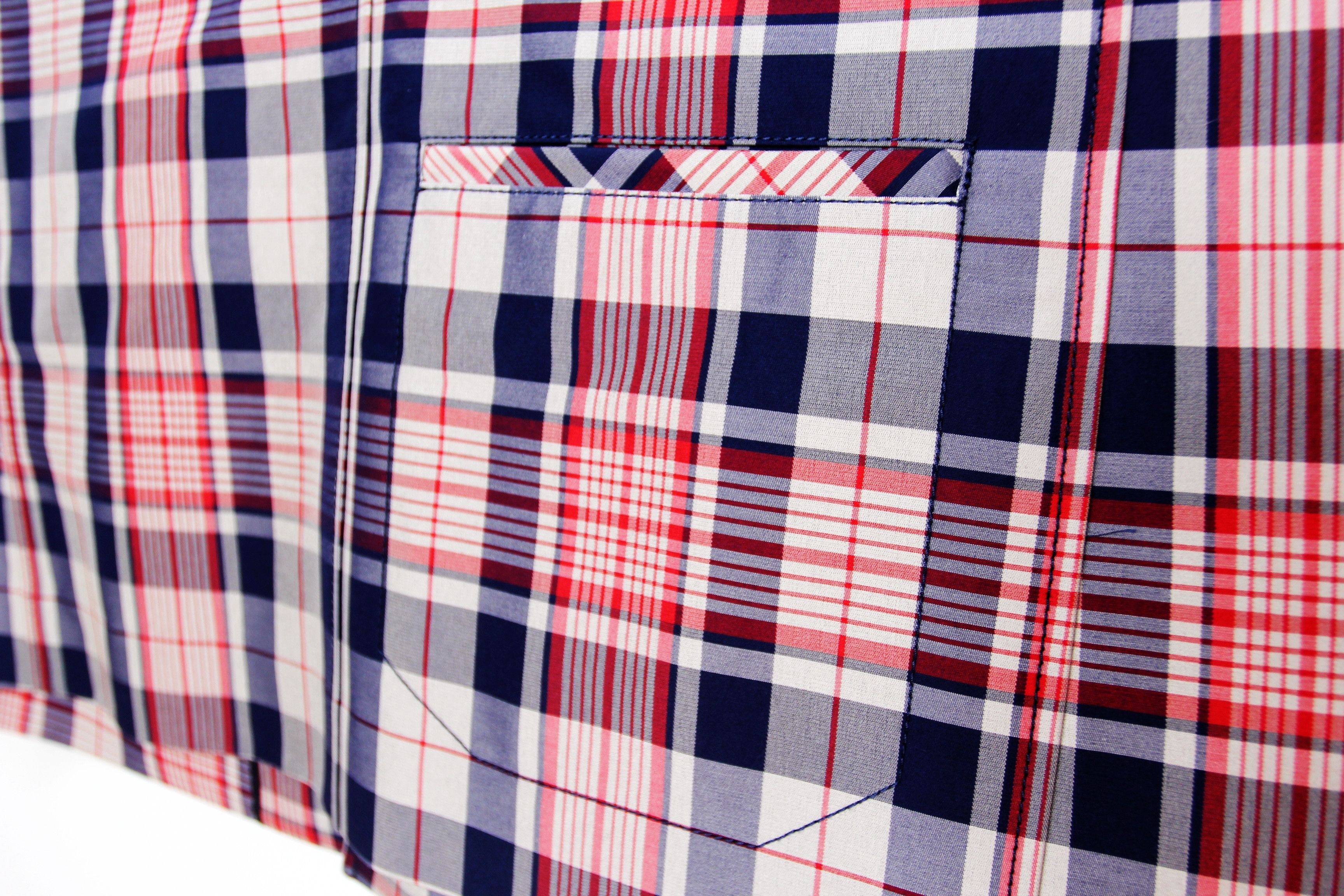 Wooyoungmi BNWT SS18 WOOYOUNGMI UTILITY POCKET CHECKED JACKET 50 Size US M / EU 48-50 / 2 - 11 Thumbnail