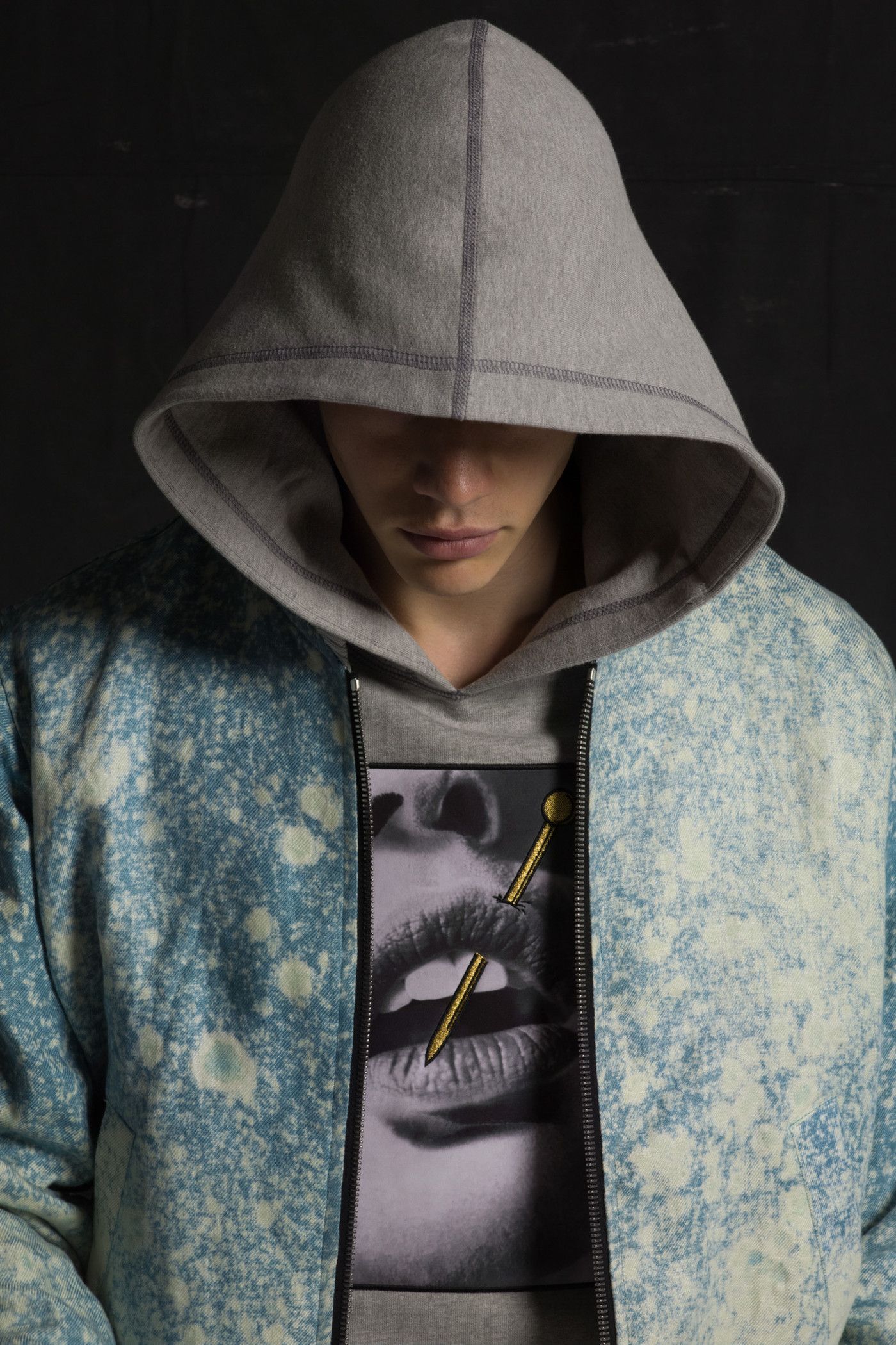 Herman Market BNWT SS18 HERMAN MARKET PULLOVER MOUTH HOODIE M Size US M / EU 48-50 / 2 - 12 Thumbnail