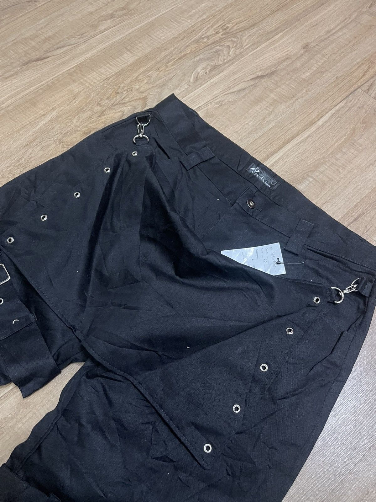 If Six Was Nine × Japanese Brand × Seditionaries Vintage Devil N Bass Punk Bondage Pants Size US 35 - 2 Thumbnail