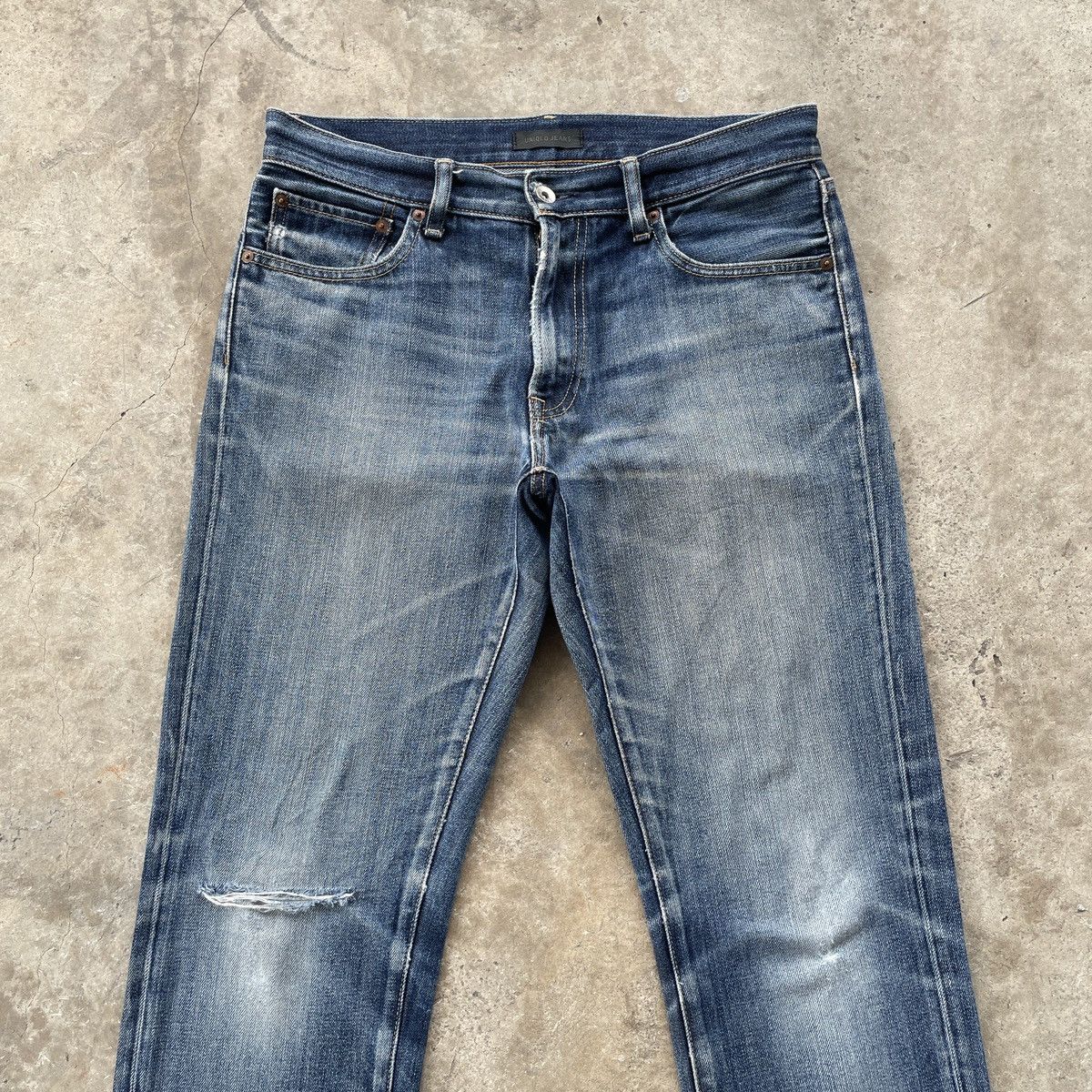 Japanese Brand Japanese Brand Faded Distressed Denim Jeans Pants W32 Size US 32 / EU 48 - 3 Thumbnail