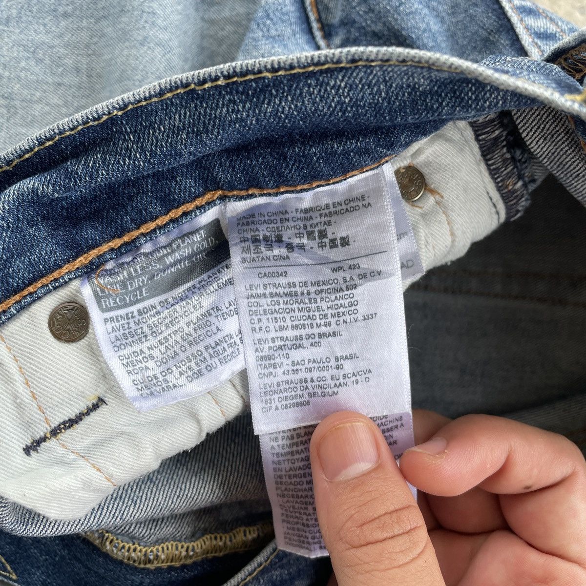 Levi's Vintage Clothing W30x31🔥 Levi’s 569 Faded Denim Jeans Pants Distressed Size US 30 / EU 46 - 7 Thumbnail