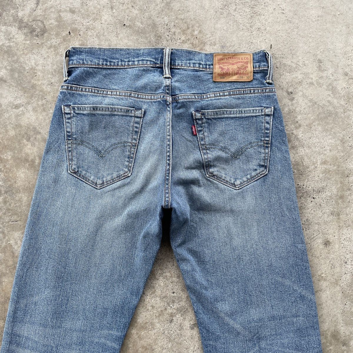 Levi's Vintage Clothing W30x31🔥 Levi’s 569 Faded Denim Jeans Pants Distressed Size US 30 / EU 46 - 10 Thumbnail
