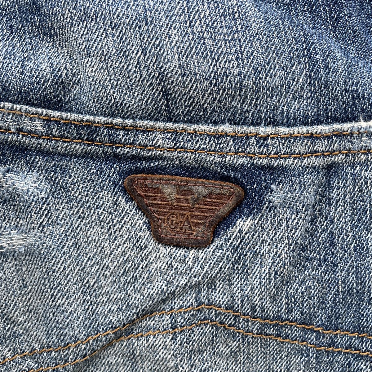 Armani Vintage Armani Jeans Made In Italy Faded Rusty Denim Pants Size US 30 / EU 46 - 12 Thumbnail