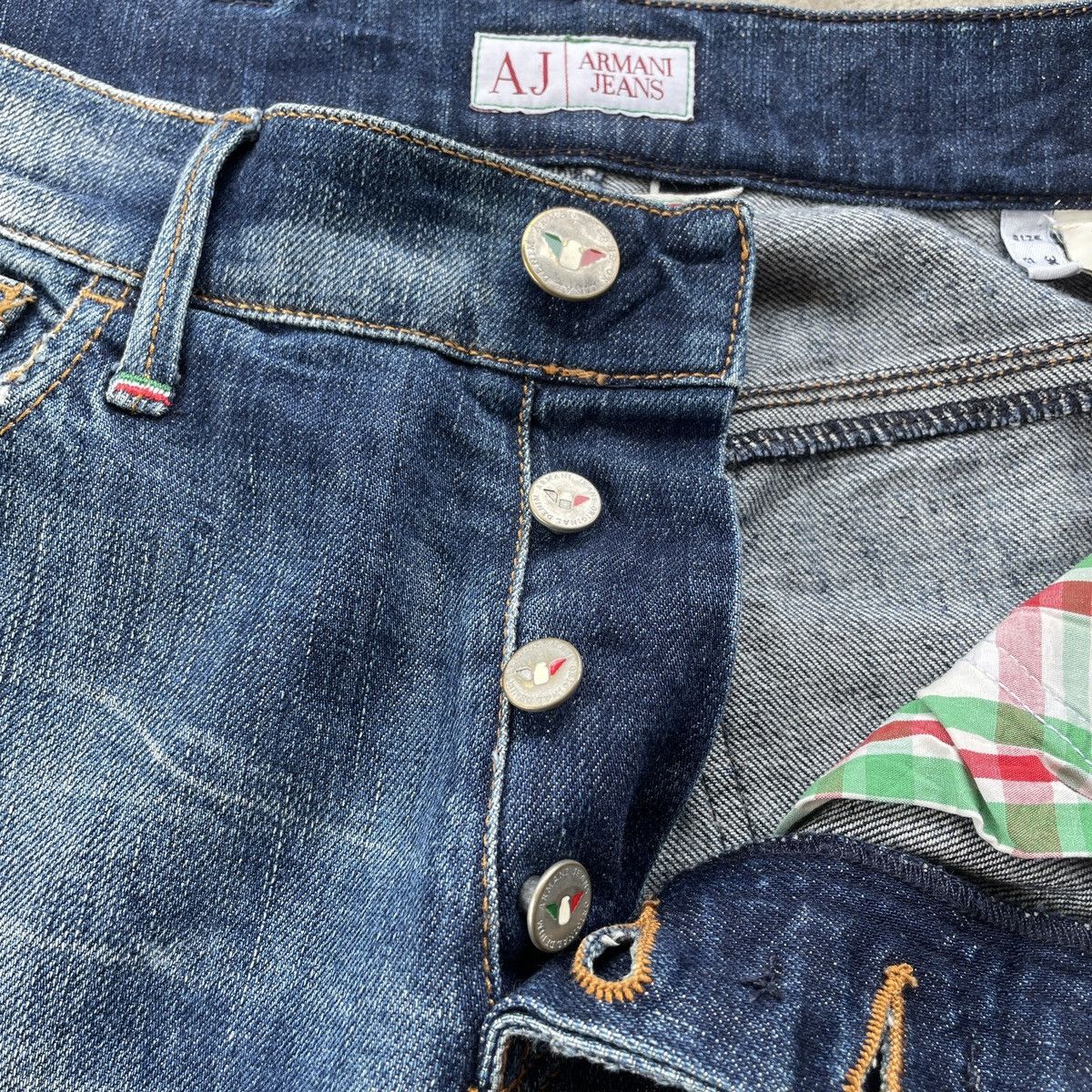 Armani Vintage Armani Jeans Made In Italy Faded Rusty Denim Pants Size US 30 / EU 46 - 7 Thumbnail