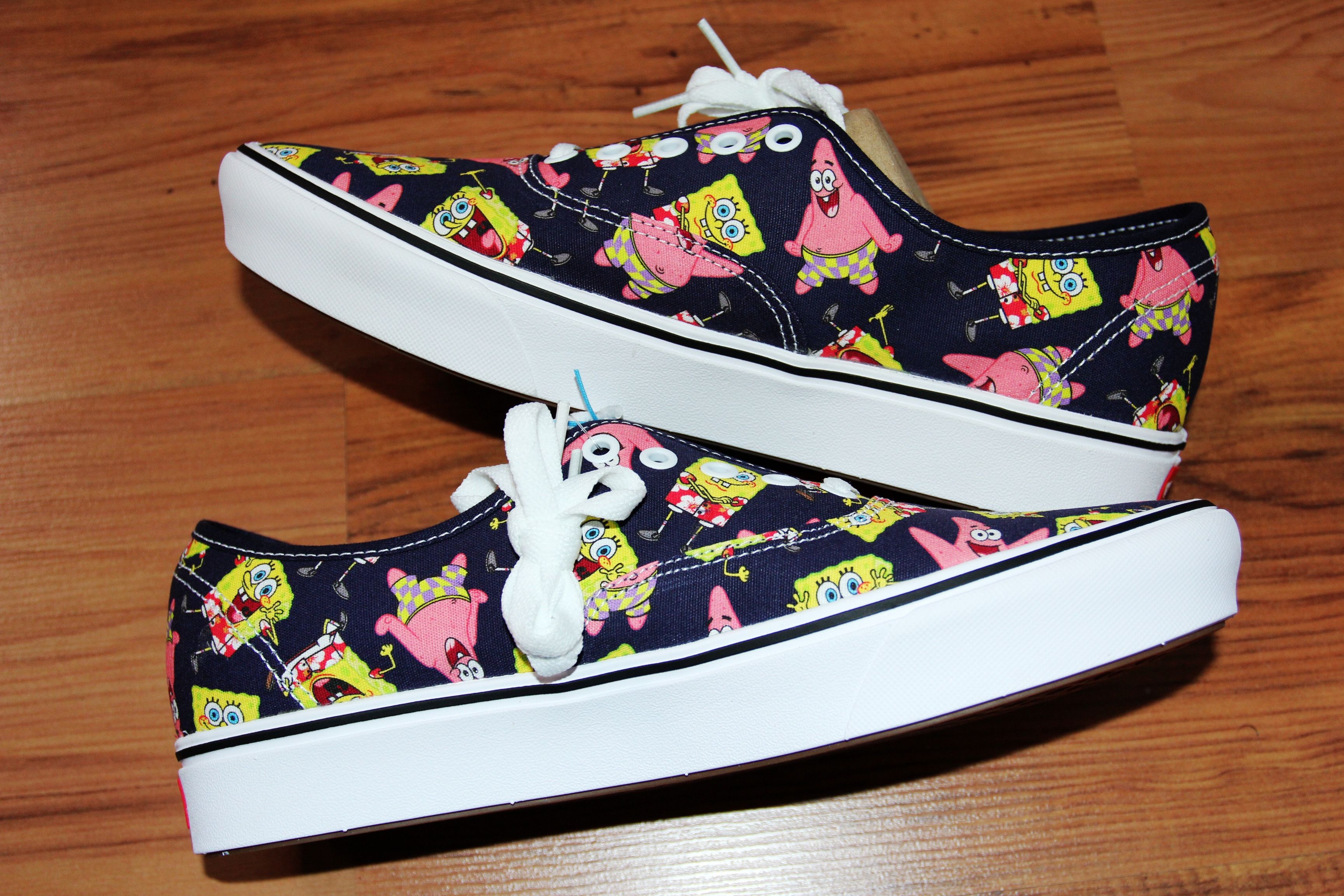 Vans BNWT SS21 VANS x SPONGEBOB COMFYCUSH AUTHENT SNEAKERS 44 Size US 10.5 / EU 43-44 - 3 Thumbnail