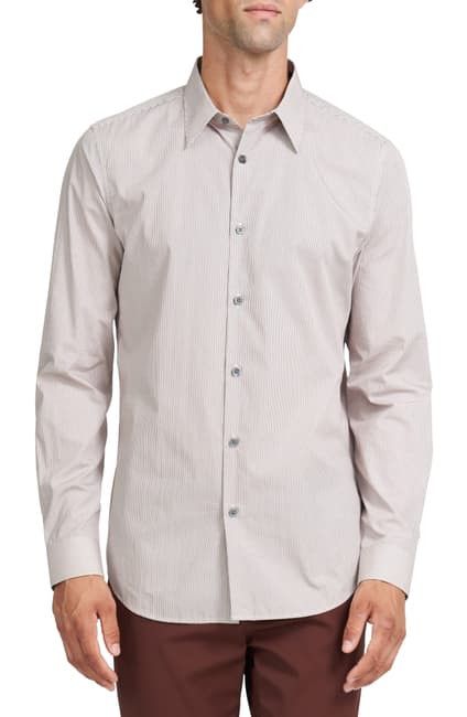 Theory BNWT AW20 THEORY SYLVAIN DK PIMENTO DOUBLE GEOPRINT SHIRT S Size US S / EU 44-46 / 1 - 13 Thumbnail