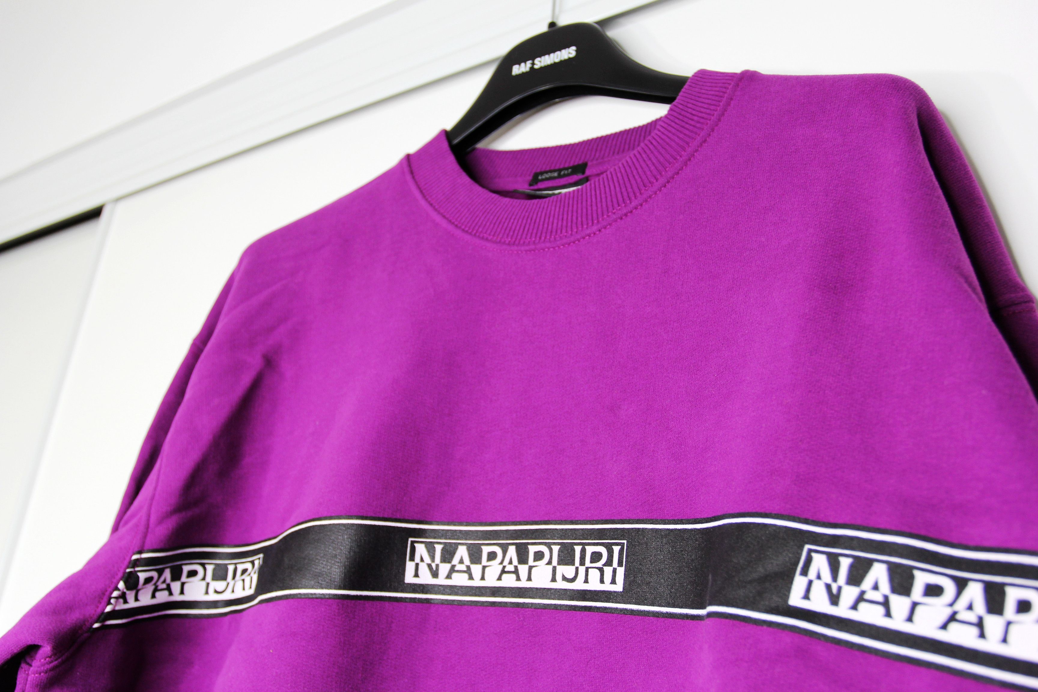 Napapijri DEFECT! BNWT AW18 NAPAPIJRI BUENA SWEATSHIRT VIOLET L Size US L / EU 52-54 / 3 - 4 Thumbnail