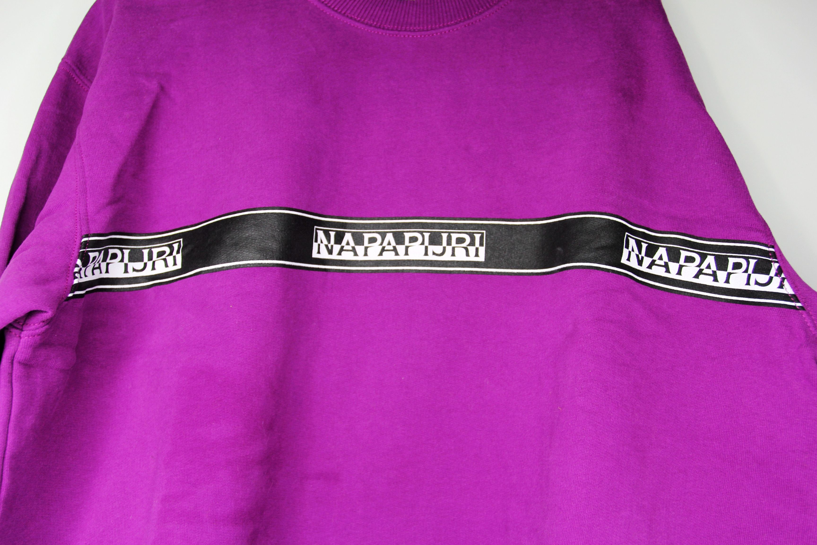 Napapijri DEFECT! BNWT AW18 NAPAPIJRI BUENA SWEATSHIRT VIOLET L Size US L / EU 52-54 / 3 - 8 Thumbnail