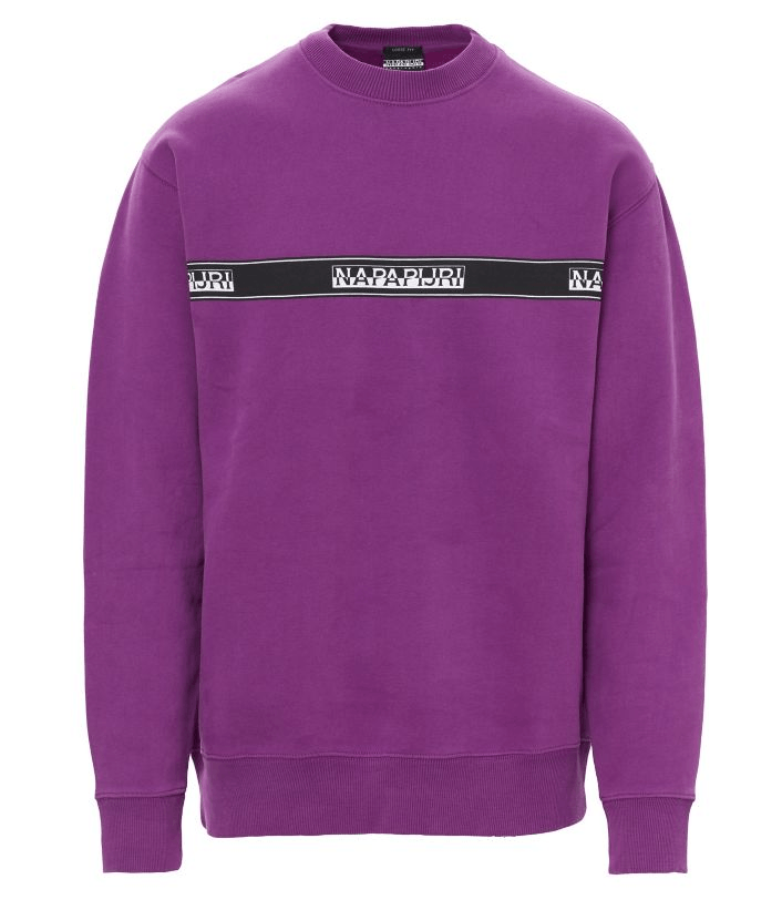Napapijri DEFECT! BNWT AW18 NAPAPIJRI BUENA SWEATSHIRT VIOLET L Size US L / EU 52-54 / 3 - 16 Thumbnail