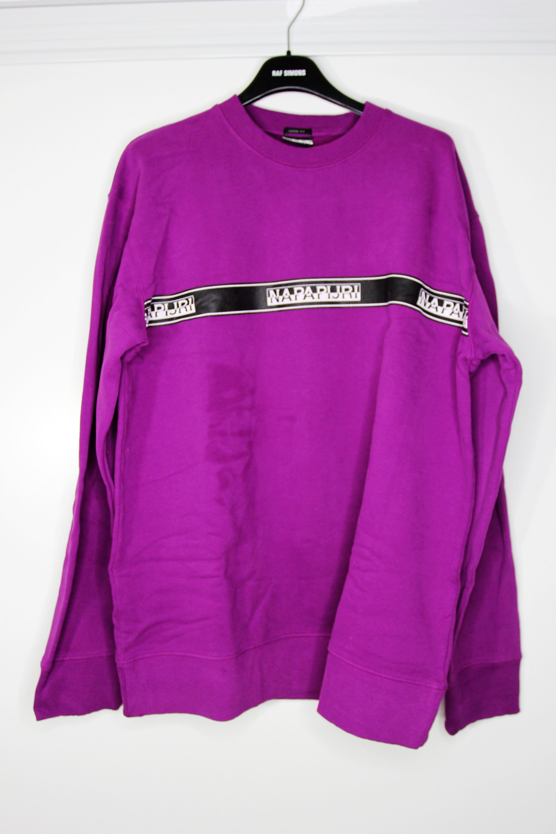 Napapijri DEFECT! BNWT AW18 NAPAPIJRI BUENA SWEATSHIRT VIOLET L Size US L / EU 52-54 / 3 - 2 Thumbnail