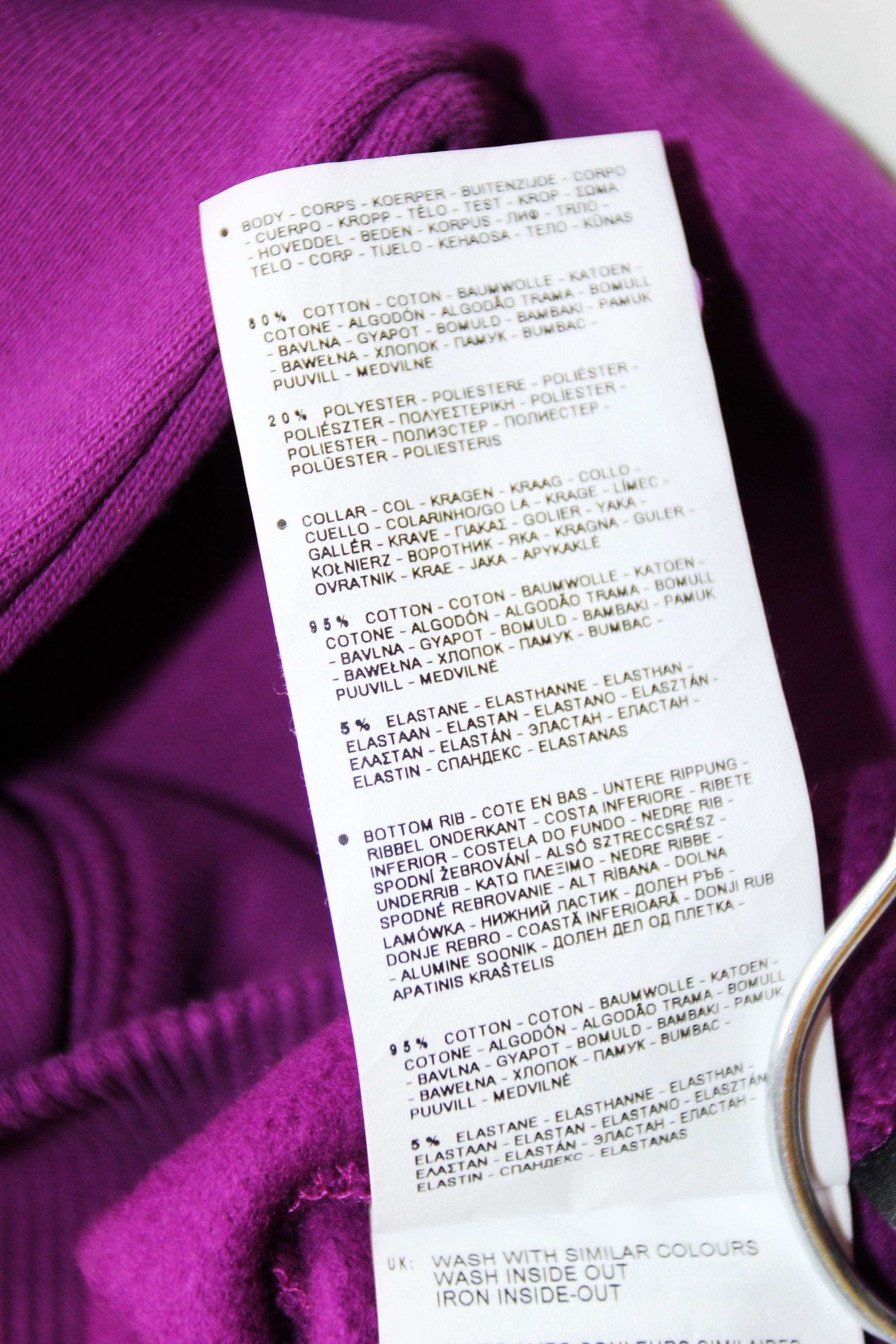 Napapijri DEFECT! BNWT AW18 NAPAPIJRI BUENA SWEATSHIRT VIOLET L Size US L / EU 52-54 / 3 - 13 Thumbnail