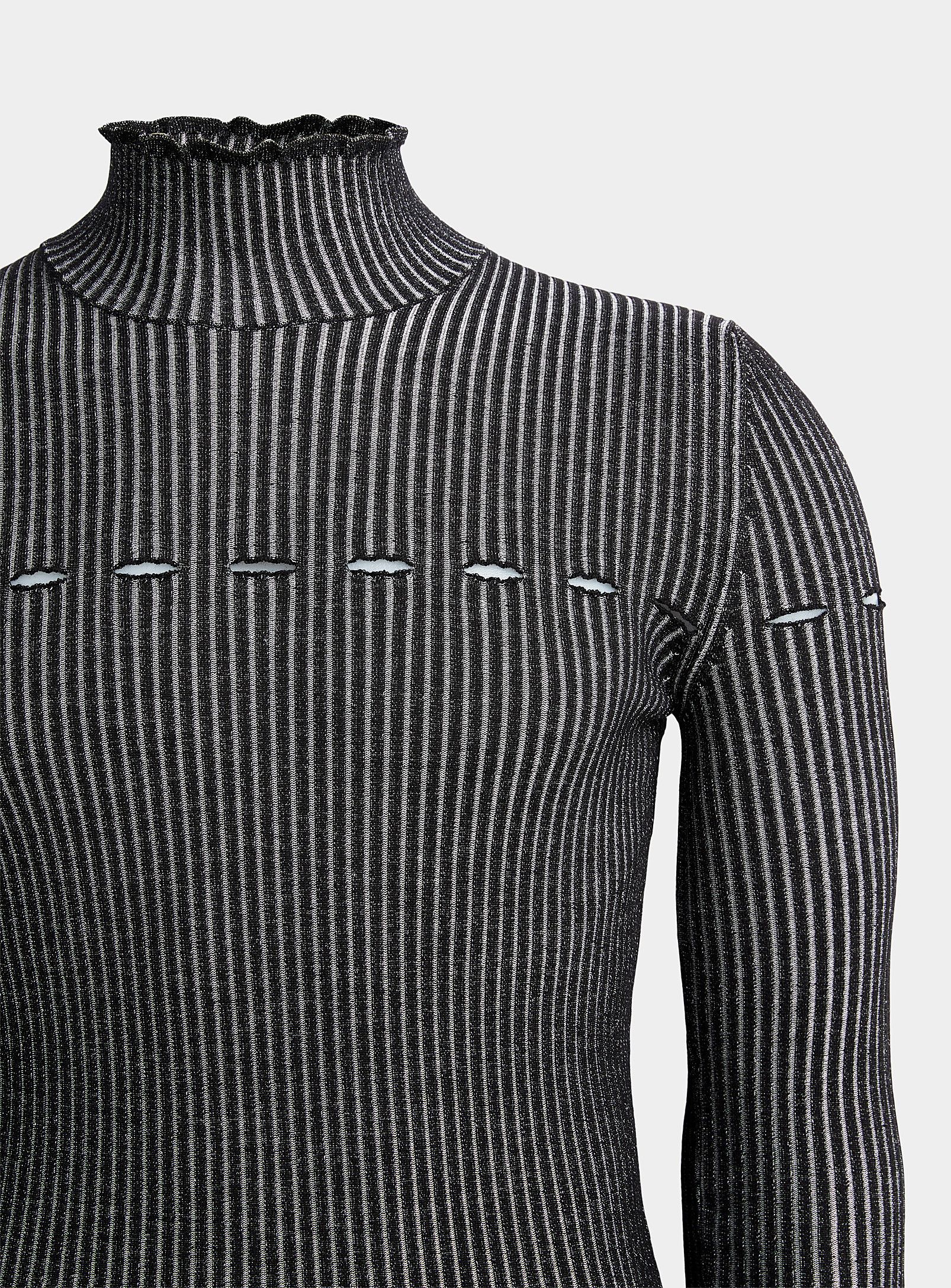 JordanLuca BNWT AW20 JORDANLUCA RIBBED RECYCLED CASHMERE SWEATER L Size US L / EU 52-54 / 3 - 13 Thumbnail