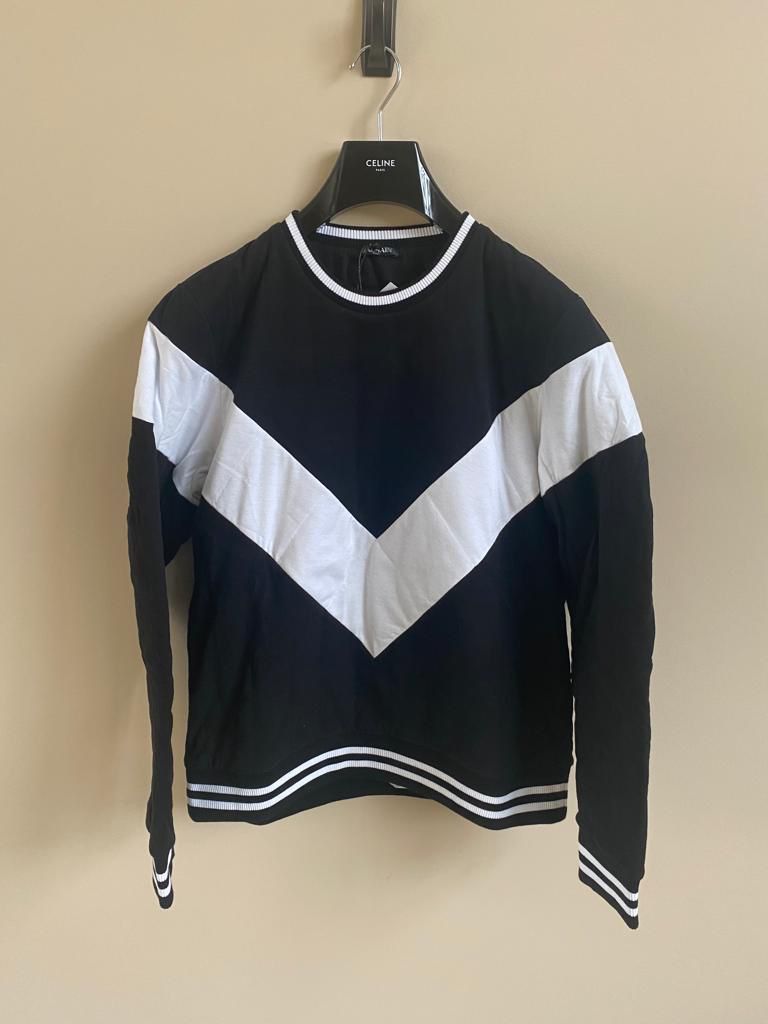 Balmain Sweatshirt in Black & White Size US L / EU 52-54 / 3 - 1 Thumbnail