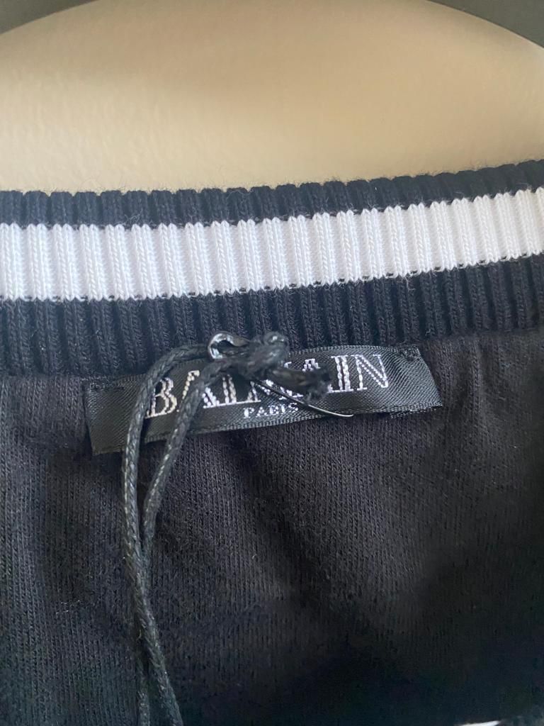Balmain Sweatshirt in Black & White Size US L / EU 52-54 / 3 - 14 Thumbnail