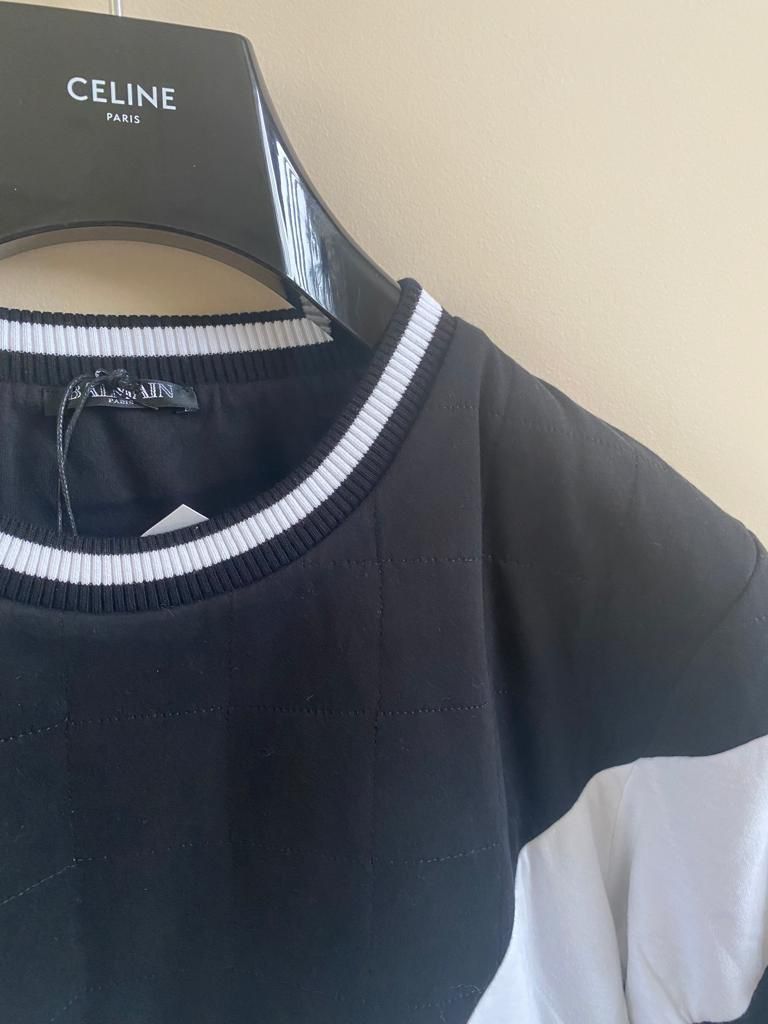 Balmain Sweatshirt in Black & White Size US L / EU 52-54 / 3 - 5 Thumbnail