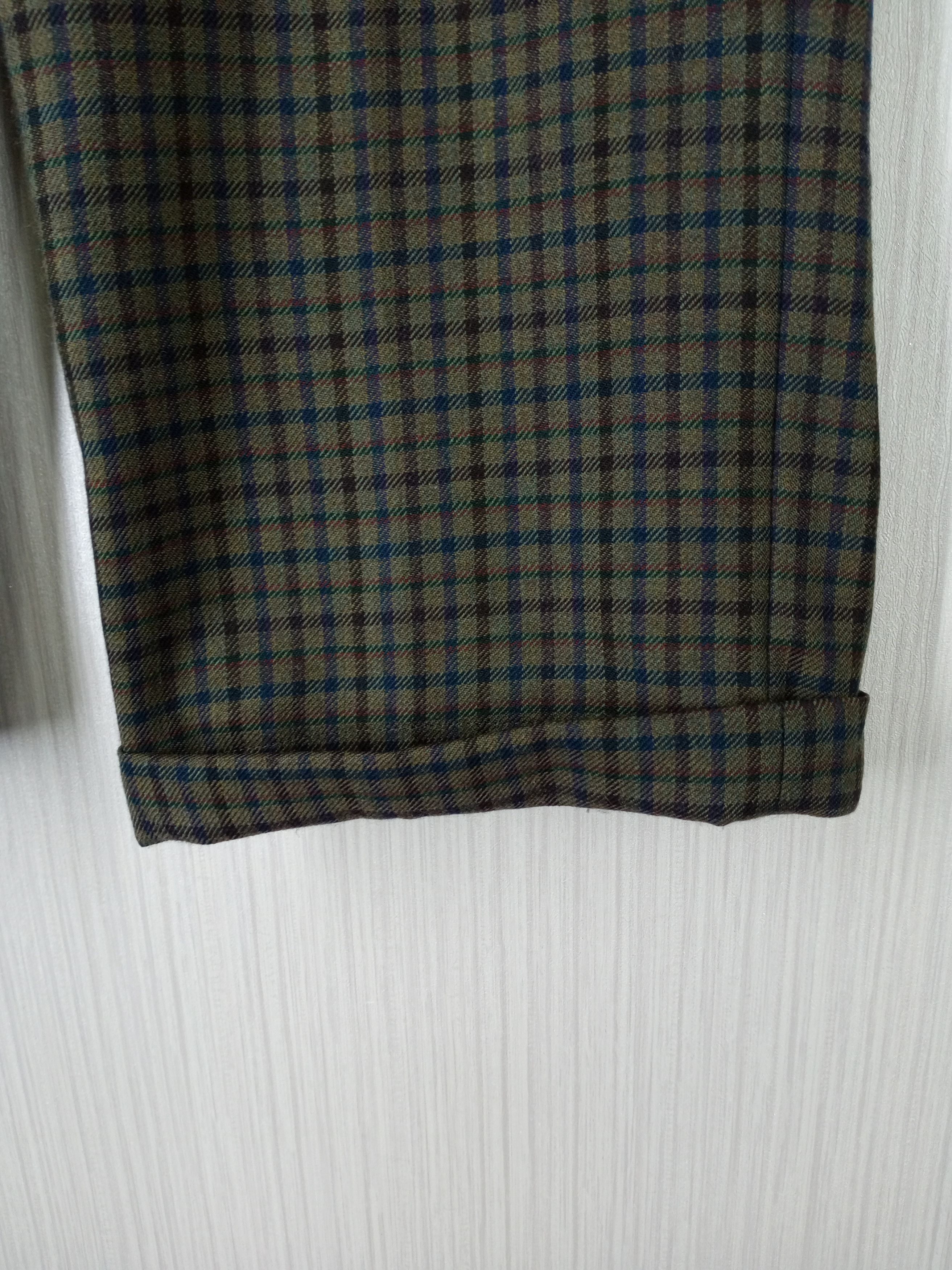Balenciaga Vintage Balenciaga Paris Plaid Wool Trouser Pants Size US 33 - 9 Thumbnail