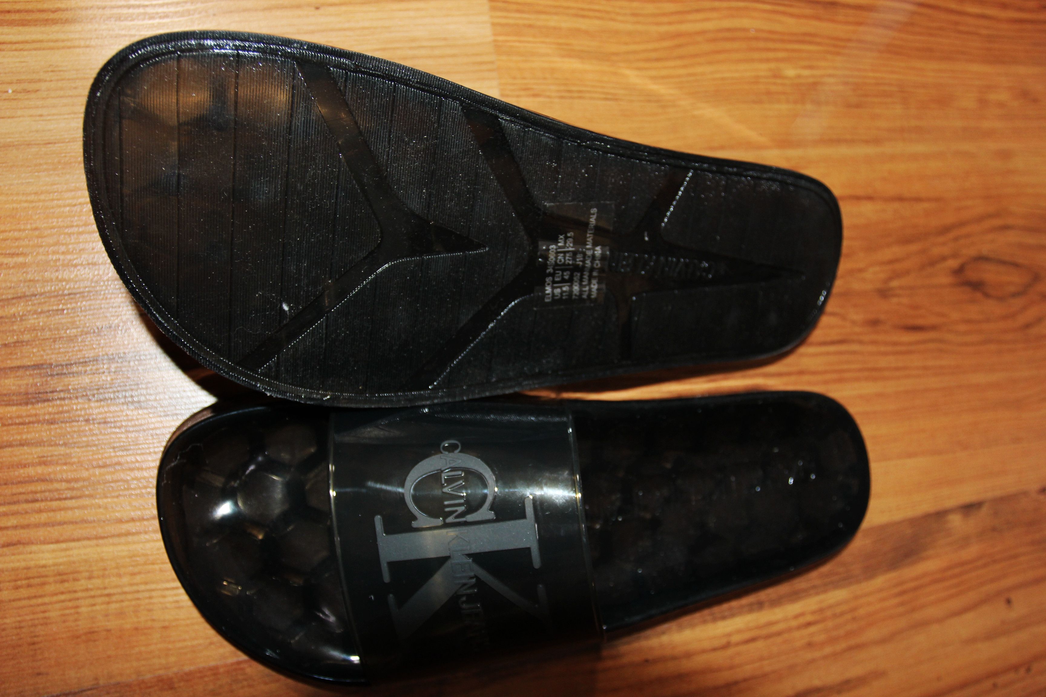Calvin Klein BNWT SS19 CALVIN KLEIN TRASLUCENT RUBBER SLIDE SANDALS 11.5 Size US 11.5 / EU 44-45 - 4 Thumbnail