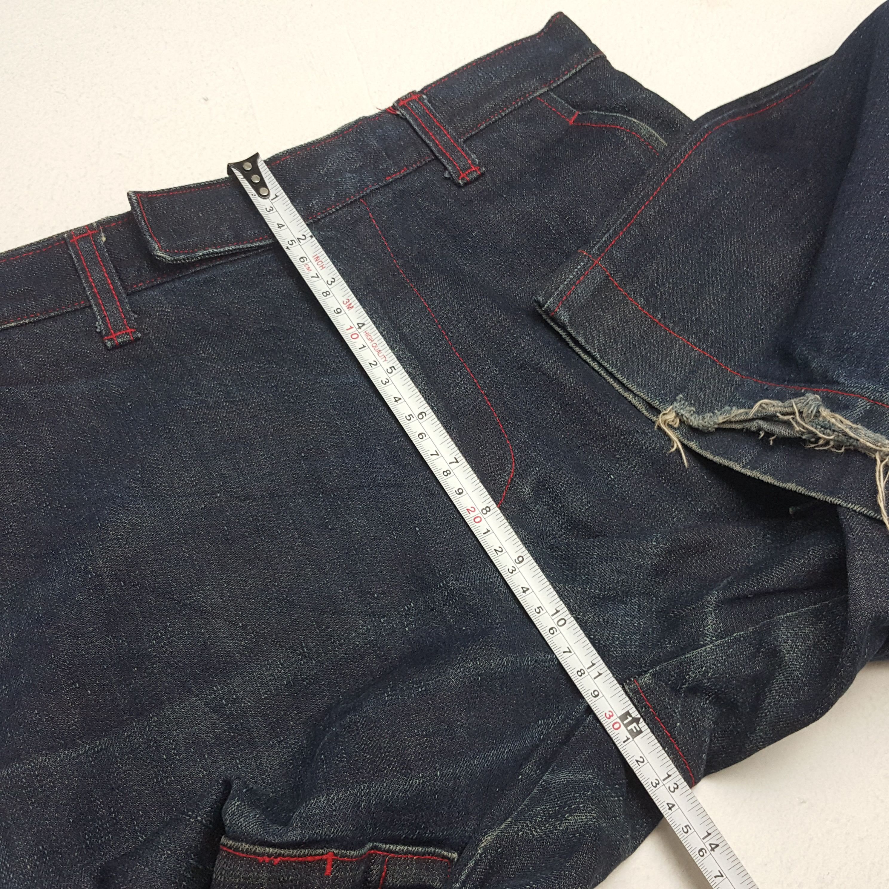 Japanese Brand × PPFM × Vintage Vintage PPFM Japanese Brand Rare Pocket Denim Trousers Pants Size US 30 / EU 46 - 8 Thumbnail