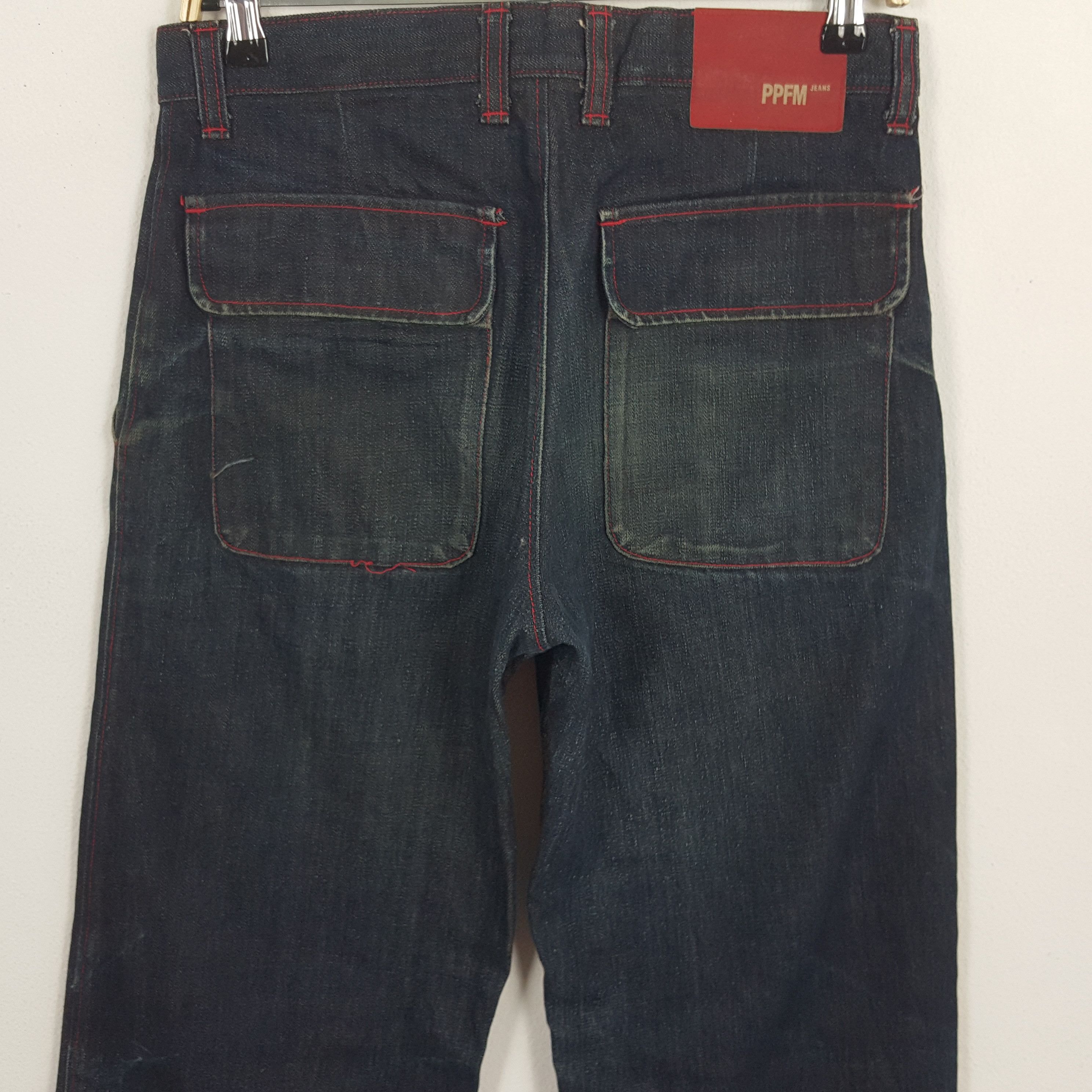 Japanese Brand × PPFM × Vintage Vintage PPFM Japanese Brand Rare Pocket Denim Trousers Pants Size US 30 / EU 46 - 5 Thumbnail