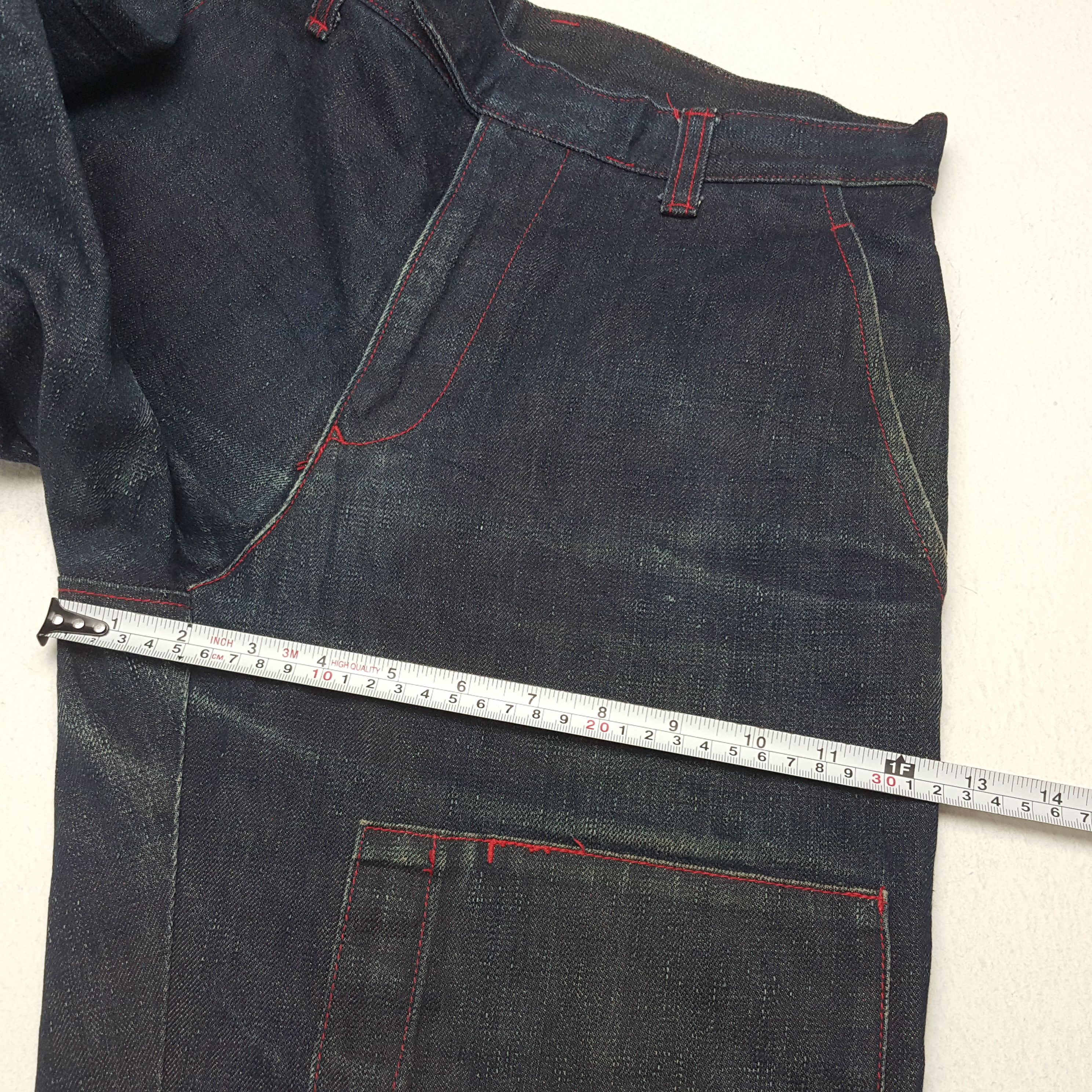 Japanese Brand × PPFM × Vintage Vintage PPFM Japanese Brand Rare Pocket Denim Trousers Pants Size US 30 / EU 46 - 9 Thumbnail
