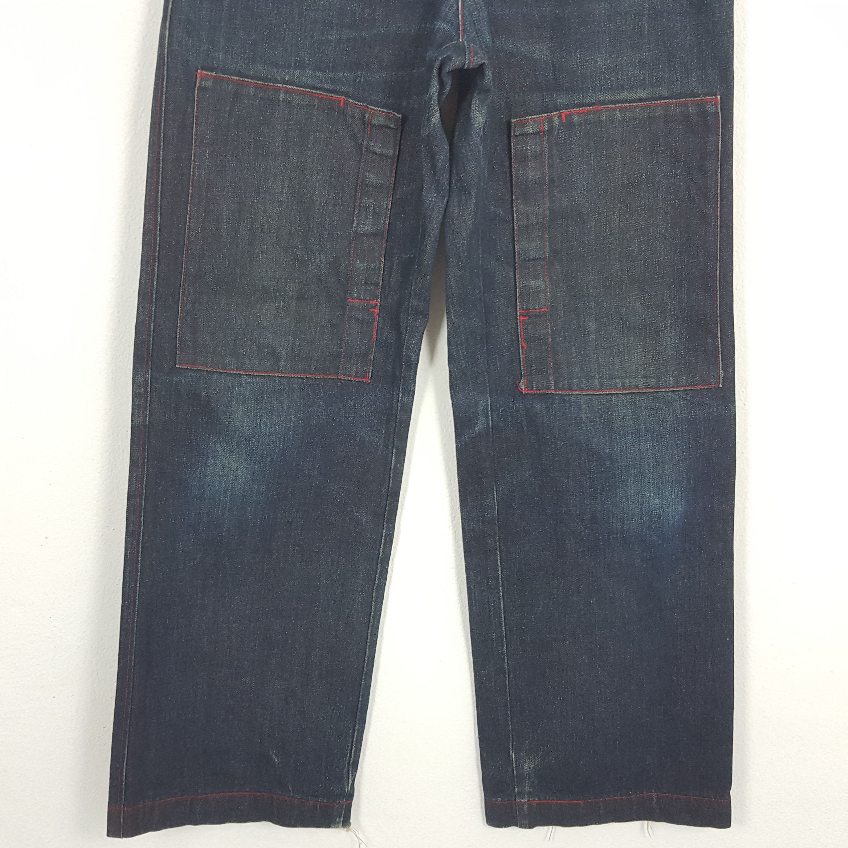 Japanese Brand × PPFM × Vintage Vintage PPFM Japanese Brand Rare Pocket Denim Trousers Pants Size US 30 / EU 46 - 3 Thumbnail