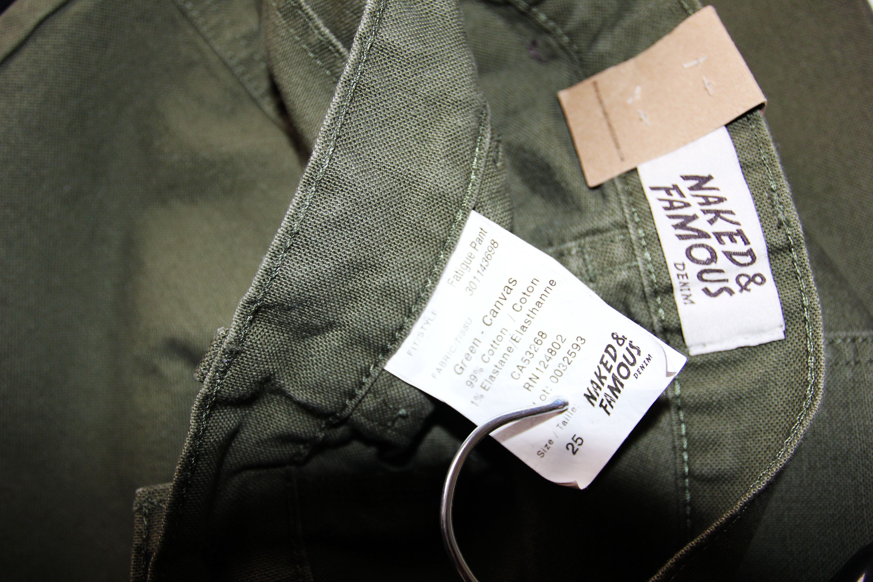 Naked & Famous BNWT AW19 NAKED & FAMOUS FATIGUE PANTS 25 Size US 26 / EU 42 - 10 Thumbnail