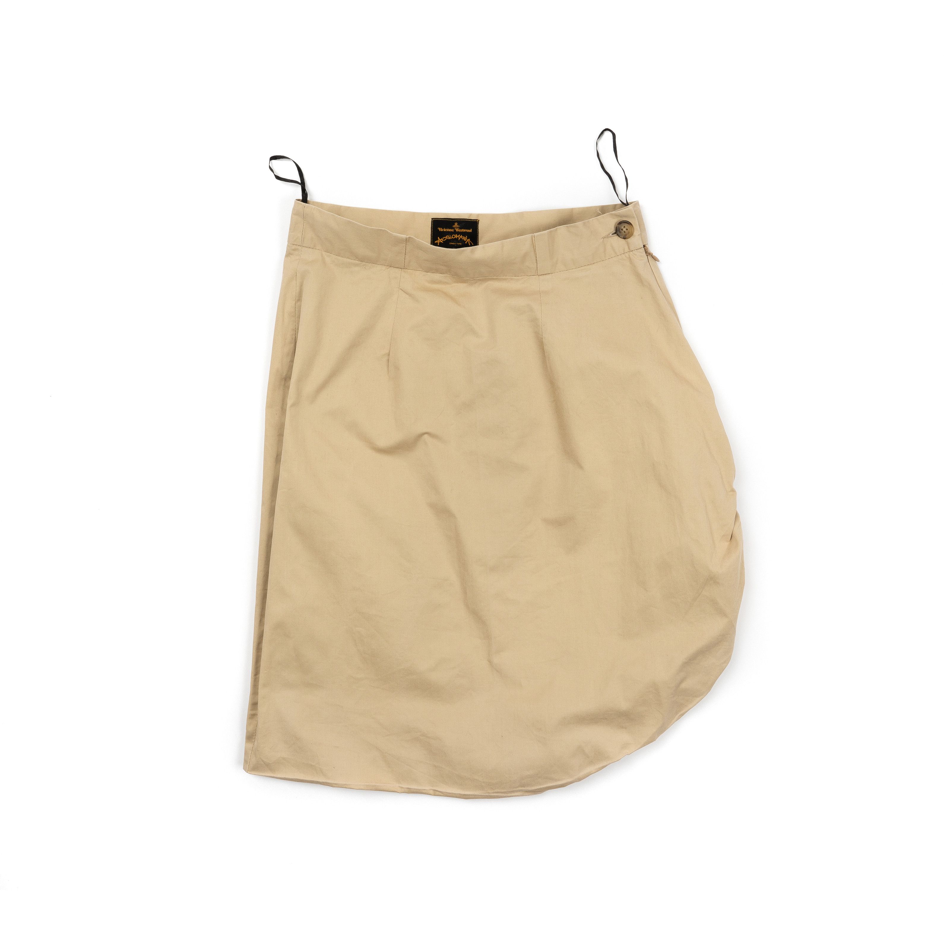 image of Archival Clothing x Vivienne Westwood Vintage Vivienne Westwood Anglomania Skirt in Beige, Women's 